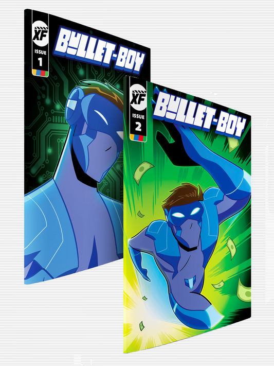 XanderFlicks: Bullet-Boy #1-2 Comic Physical Edition Bundle