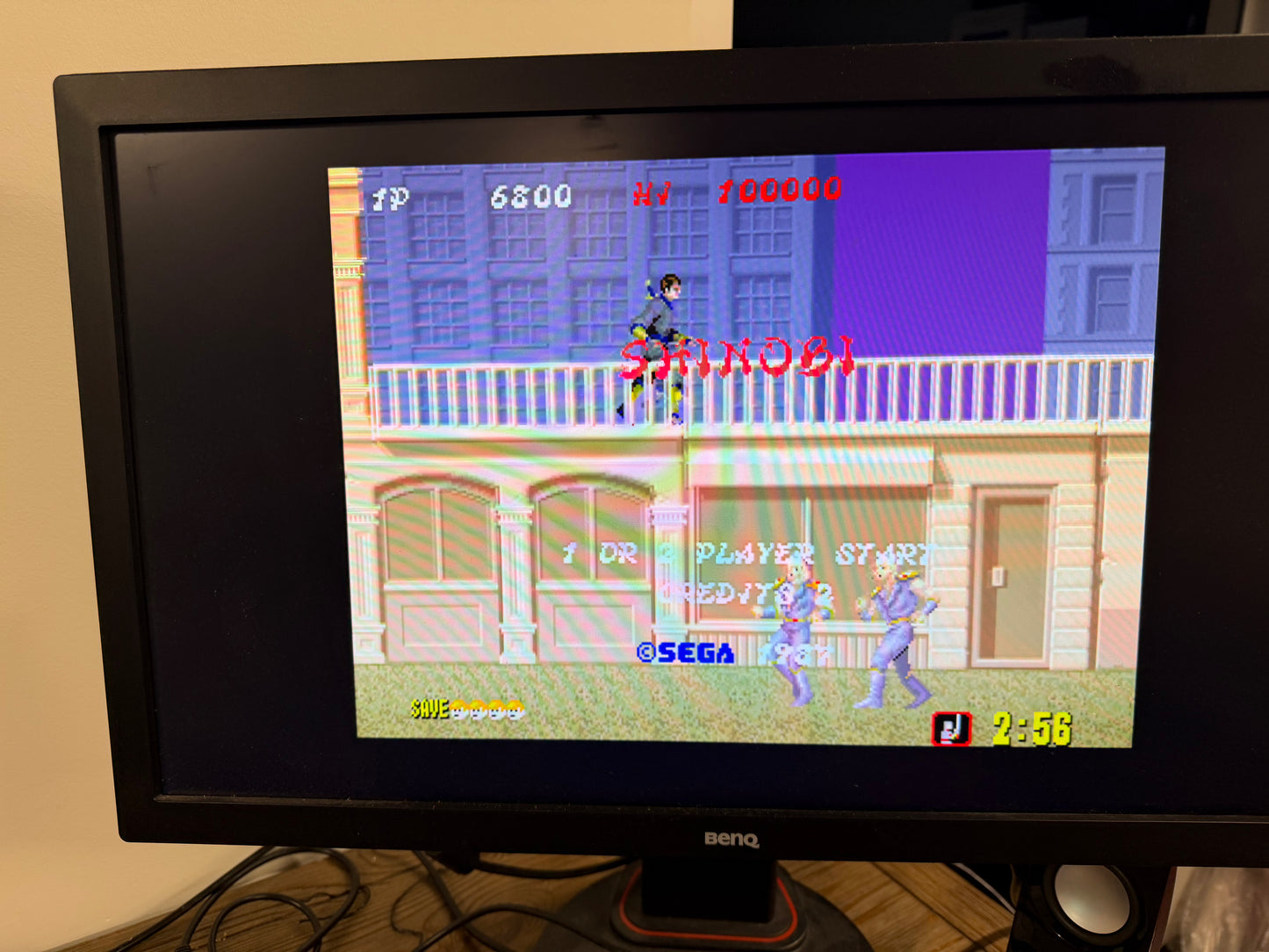 Shinobi (SEGA 16 pinout not JAMMA connection)