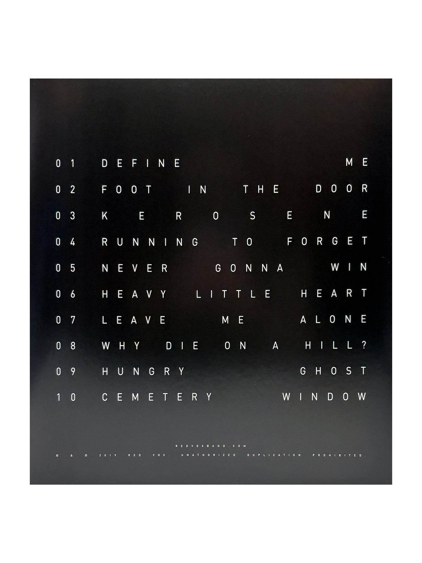 Red Vox - Kerosene Vinyl