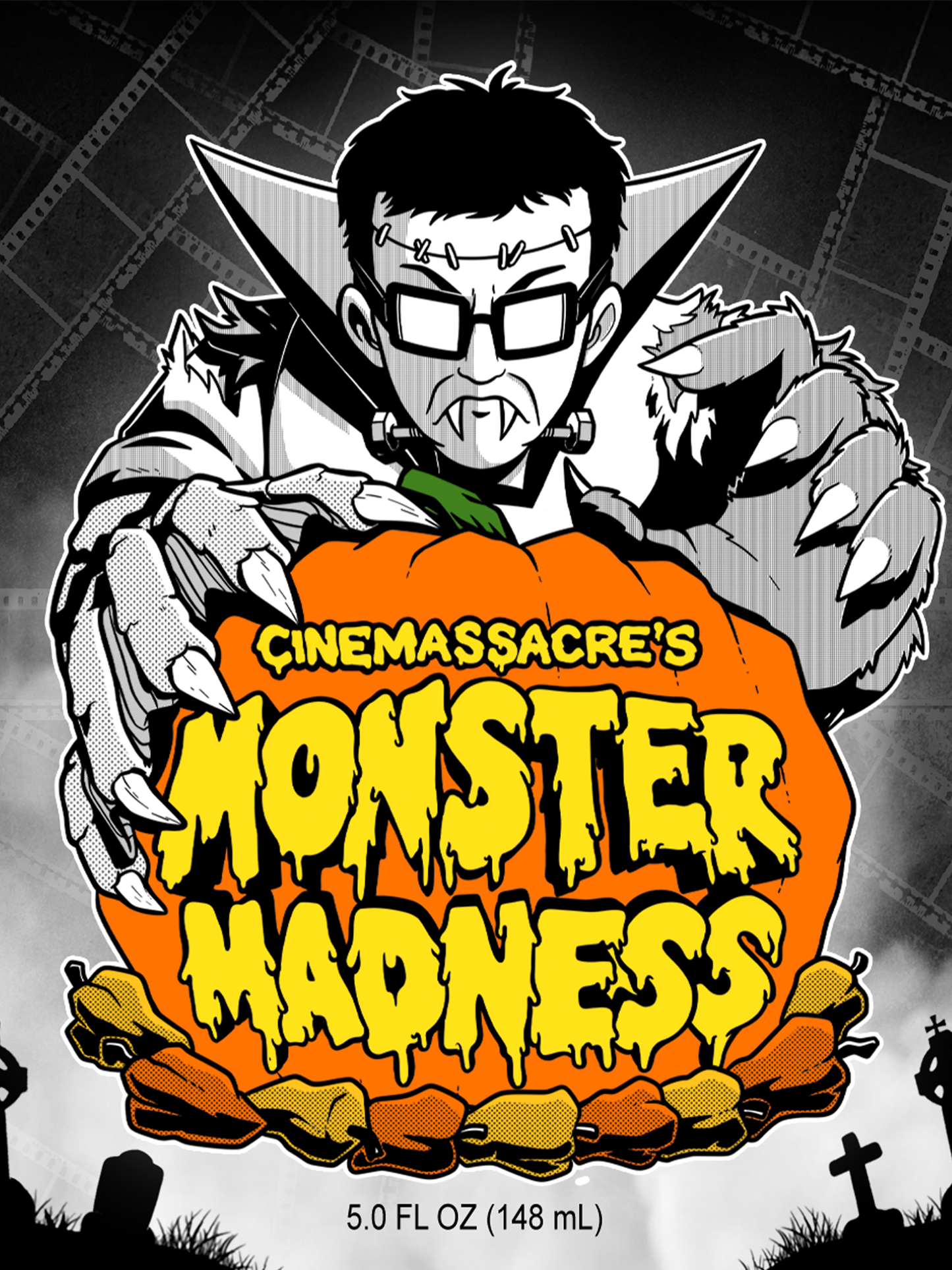 Cinemassacre: “Monster Madness Sauce" (Habanero Pumpkin) (Pre-Order)