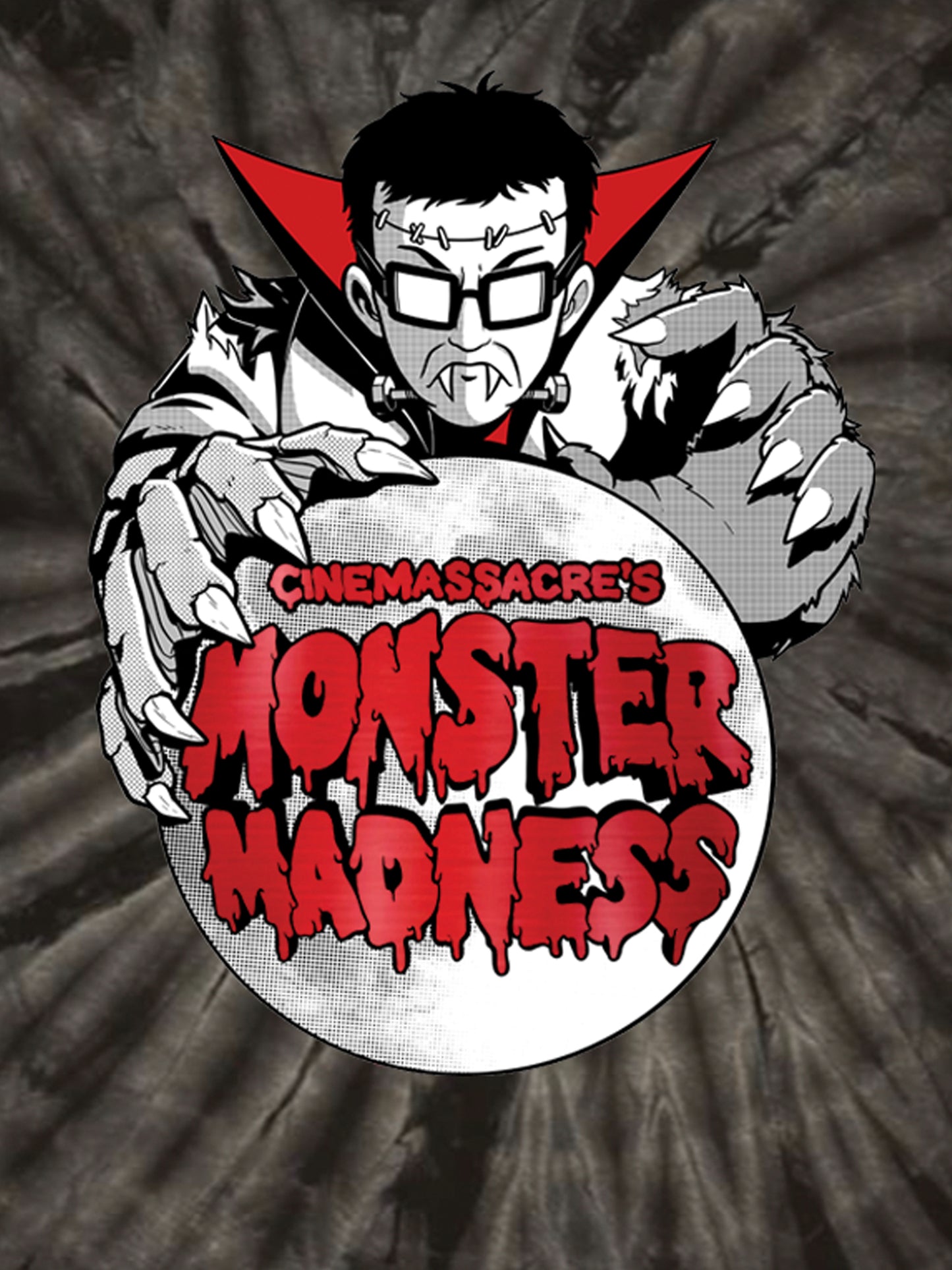 Cinemassacre Monster Madness Tie-Dye T-Shirt (Pre-order)