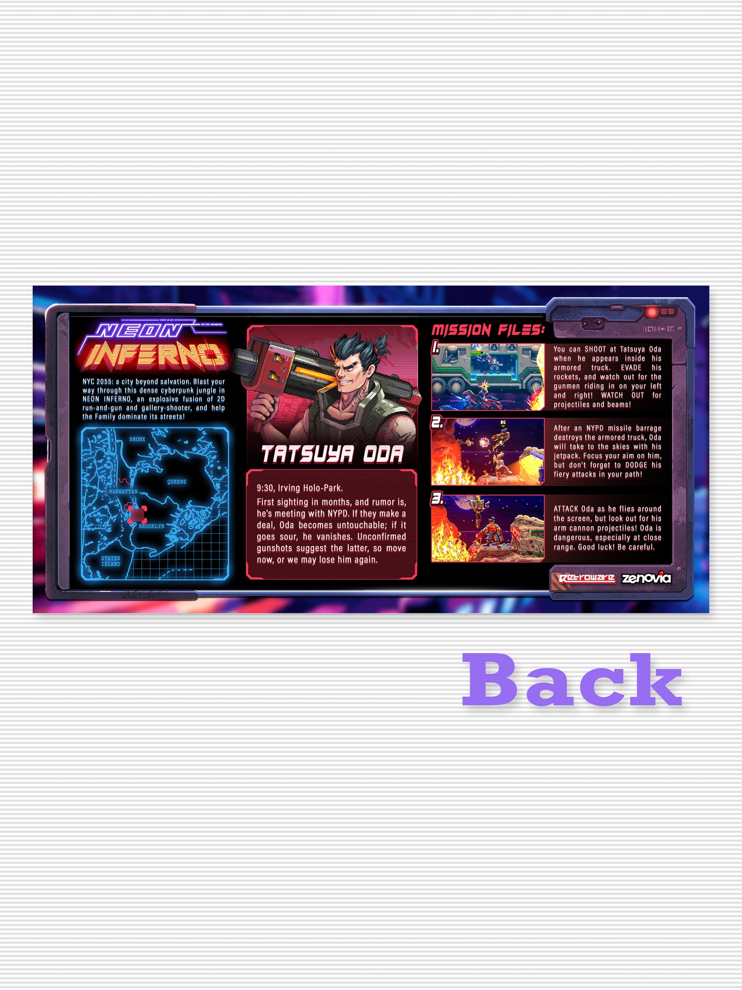 *FREE Neon Inferno Double-Sided Poster
