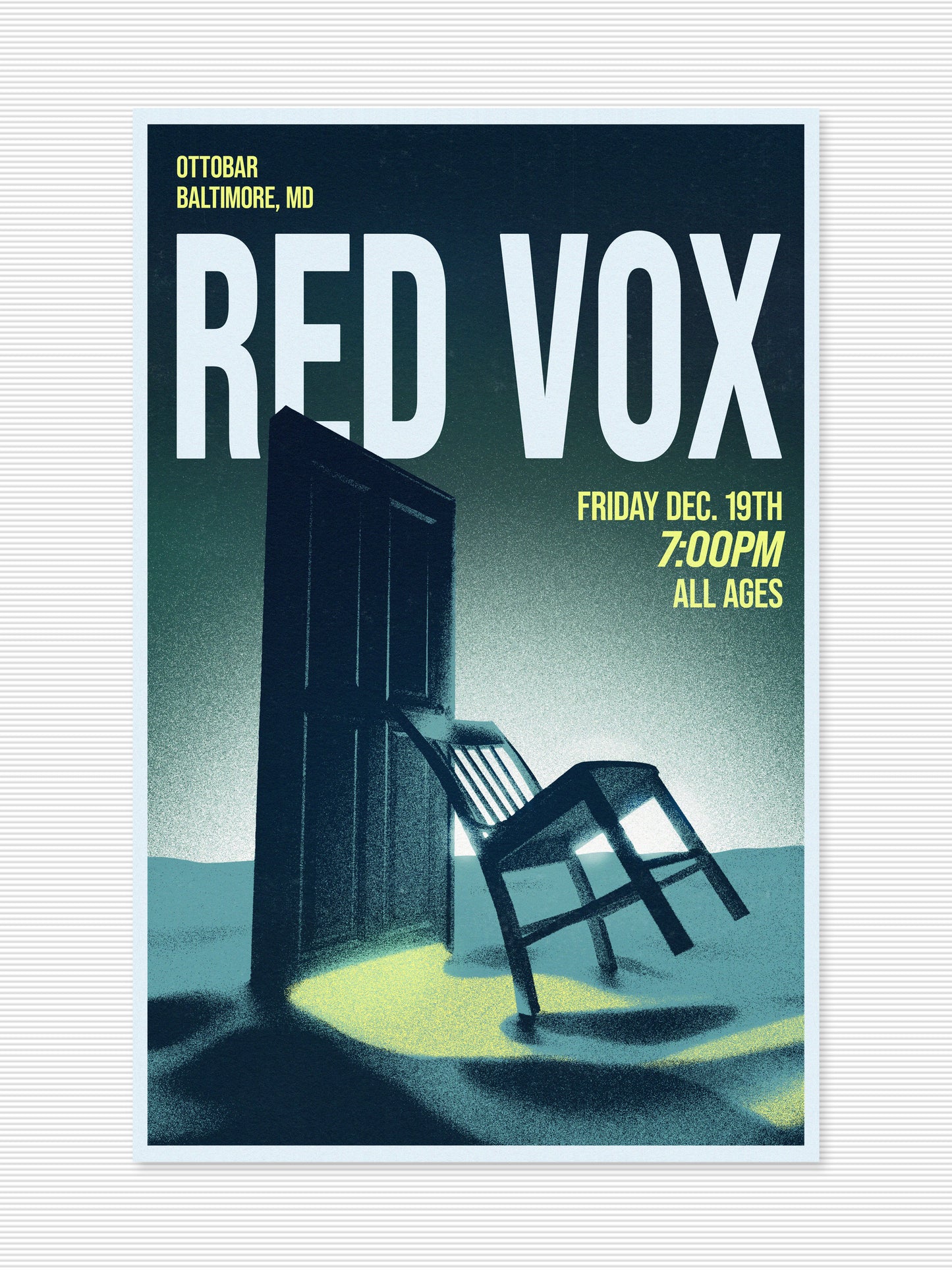 Red Vox Ottobar Poster (11x17)
