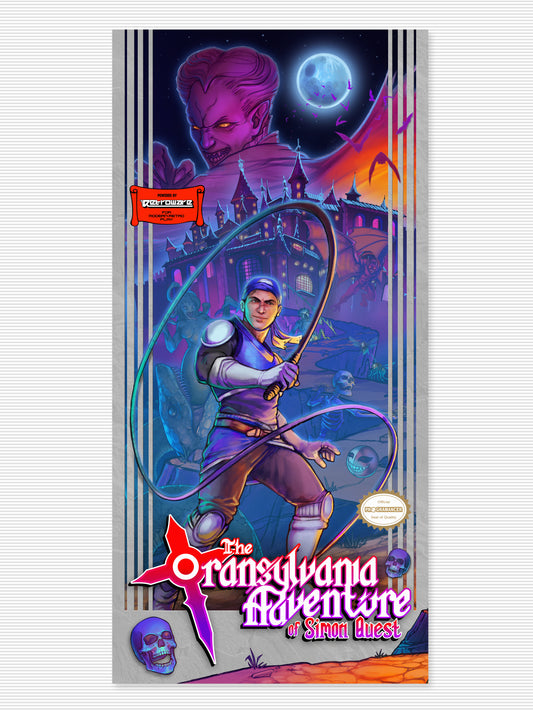 The Transylvania Adventure of Simon Quest (TASQ) Double-Sided Poster