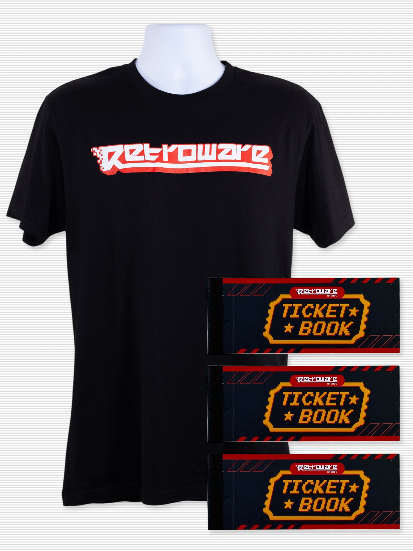 Retroware Arcade Retroware Logo Mega Bundle (15 Discount Passes and T-Shirt)