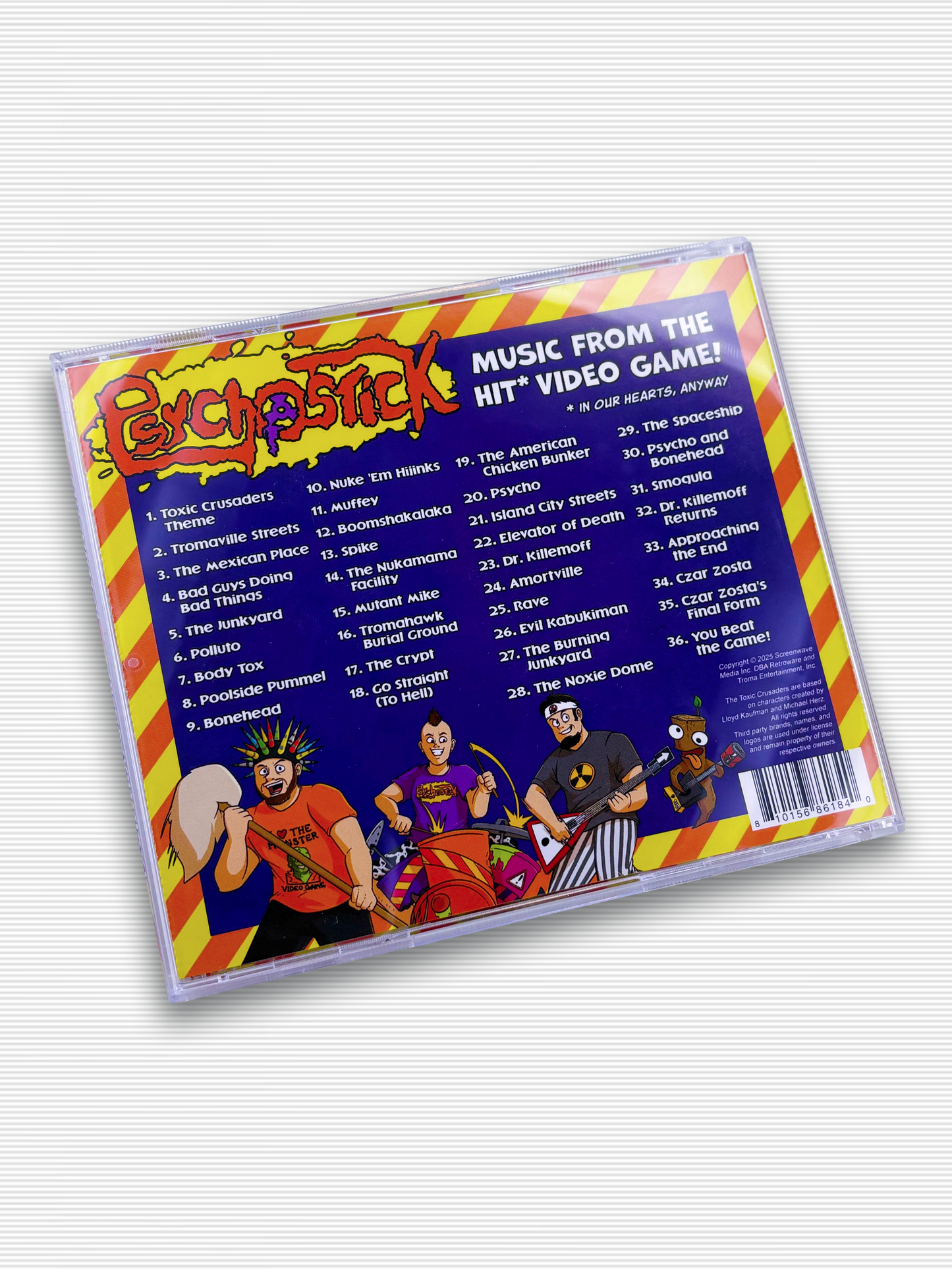 Toxic Crusaders CD - Original Soundtrack