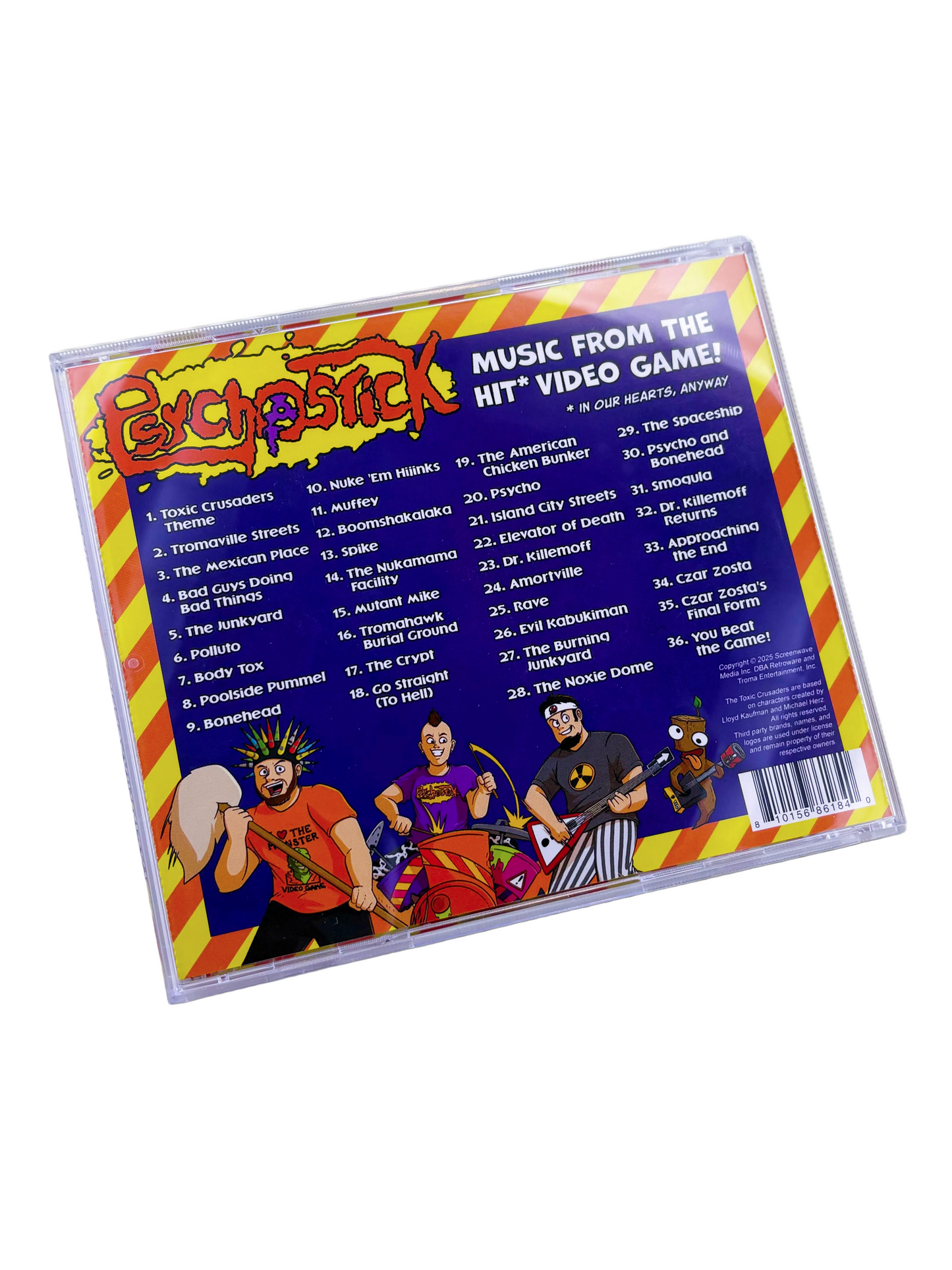 Toxic Crusaders CD - Original Soundtrack
