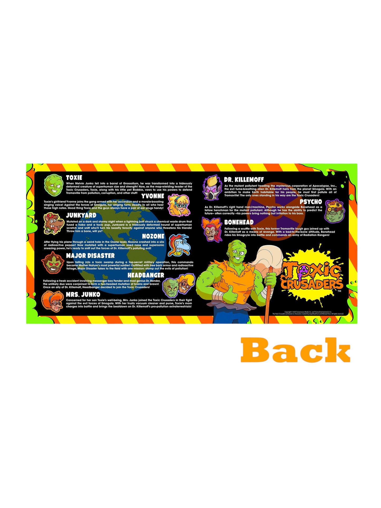 *FREE Toxic Crusaders Double-Sided Poster