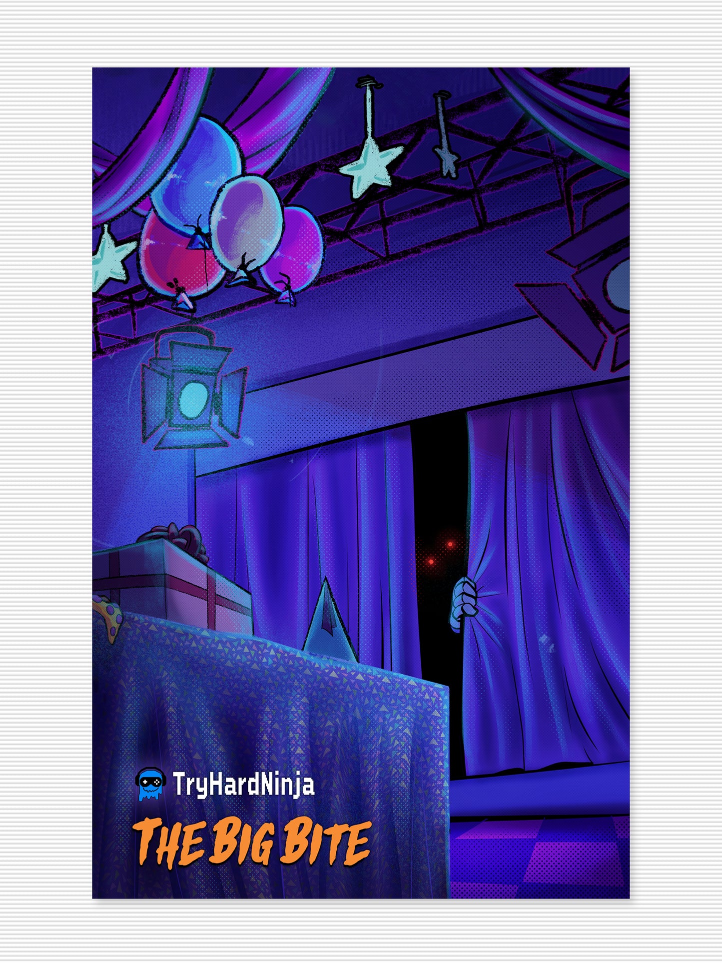 TryHardNinja - The Big Bite Poster (11” x 17”)