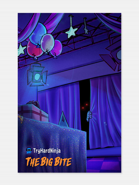 TryHardNinja - The Big Bite Poster (11” x 17”)