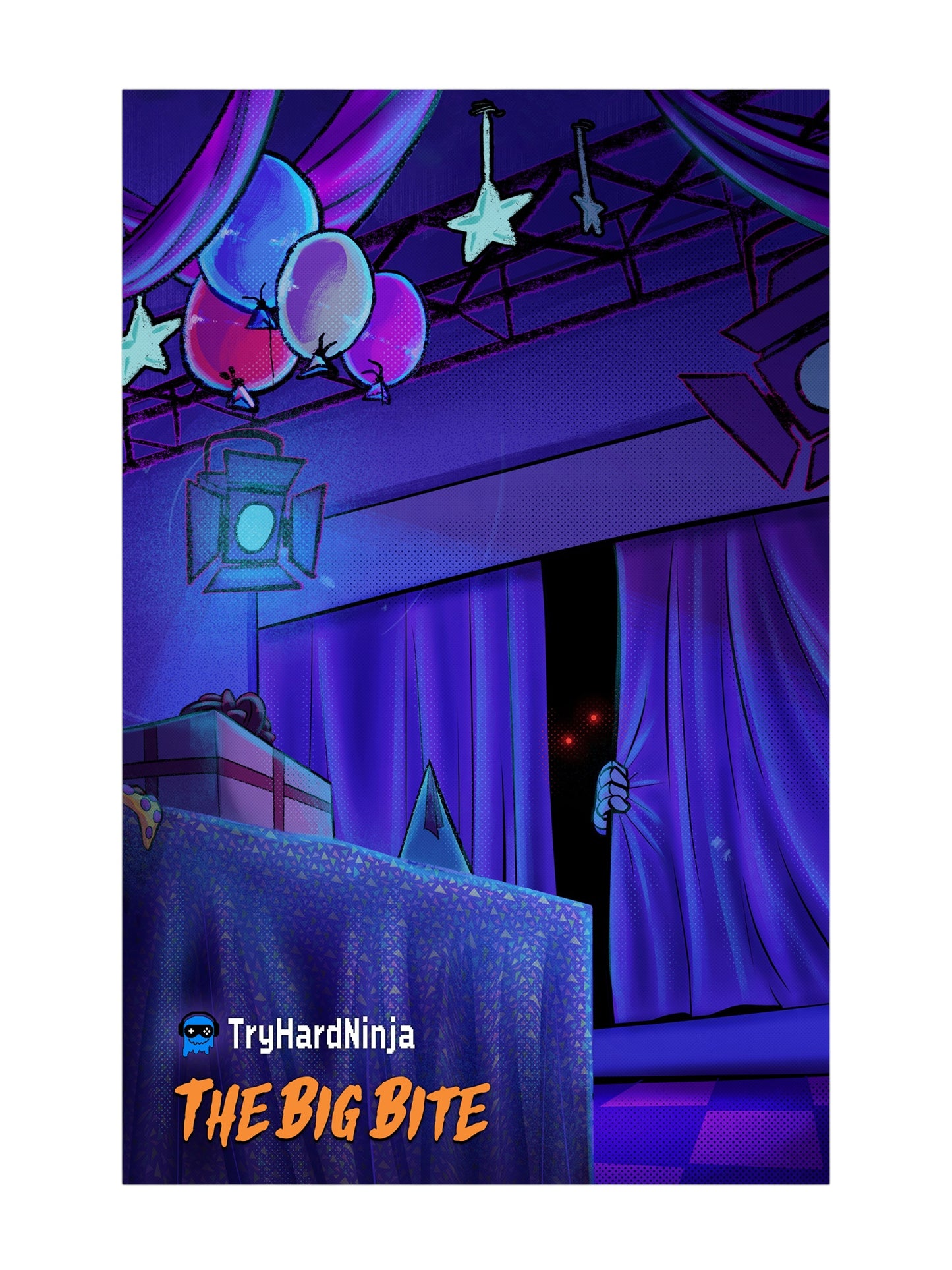 TryHardNinja - The Big Bite Poster (11” x 17”)