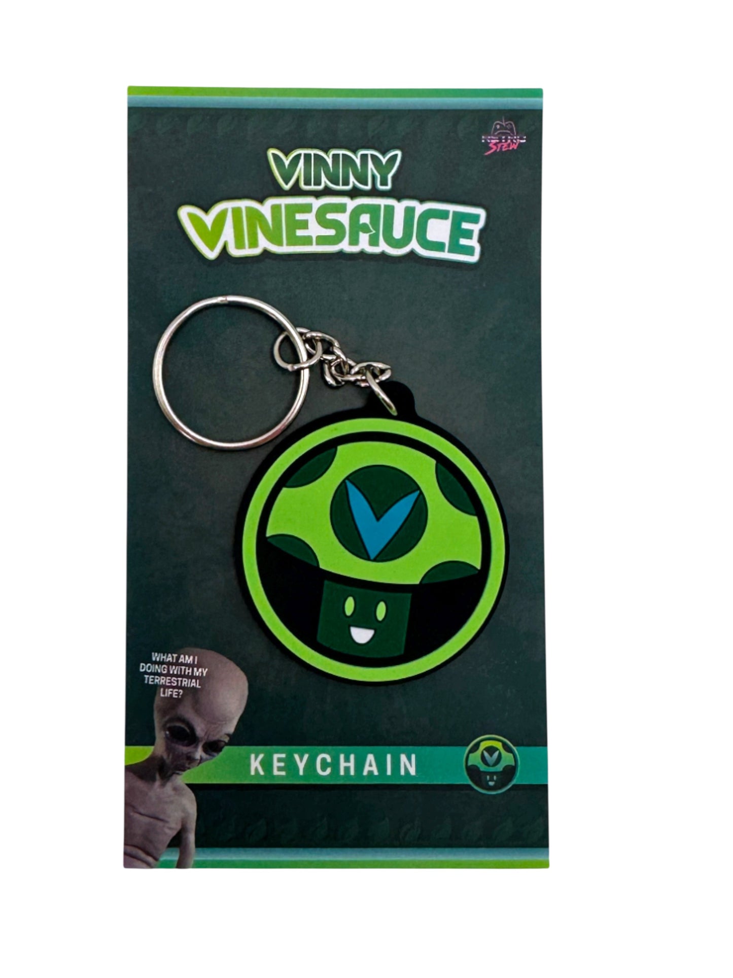Vinesauce Shroom Keychain
