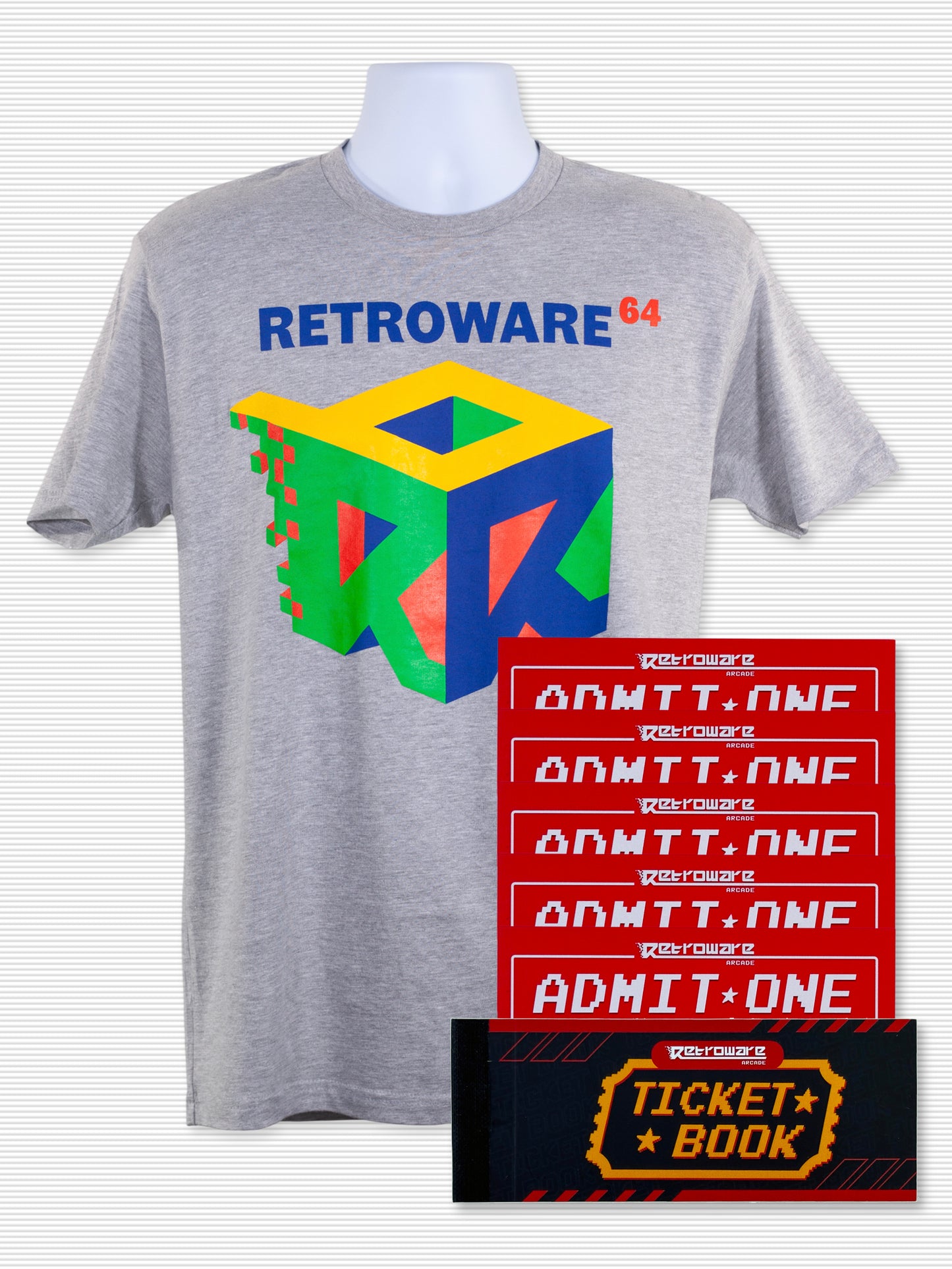 Retroware Arcade Retroware 64 Fun Bundle (5 Discount Passes and T-Shirt)