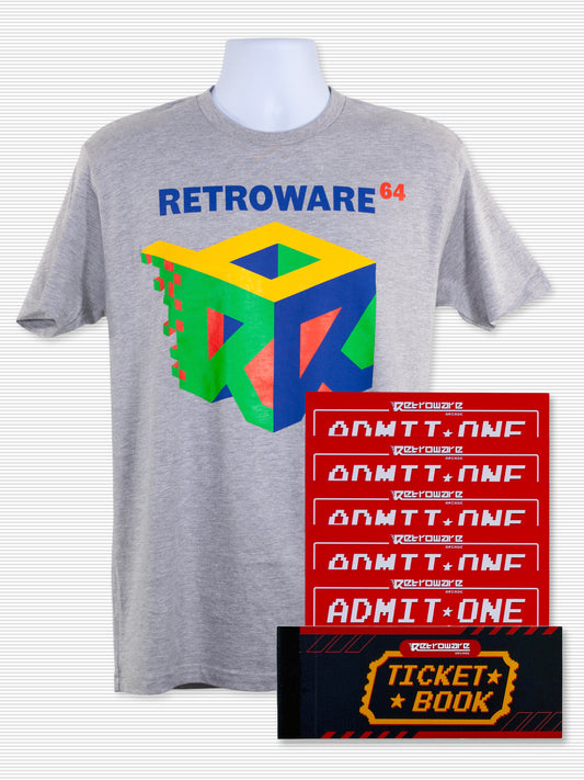 Retroware Arcade Retroware 64 Fun Bundle (5 Discount Passes and T-Shirt)