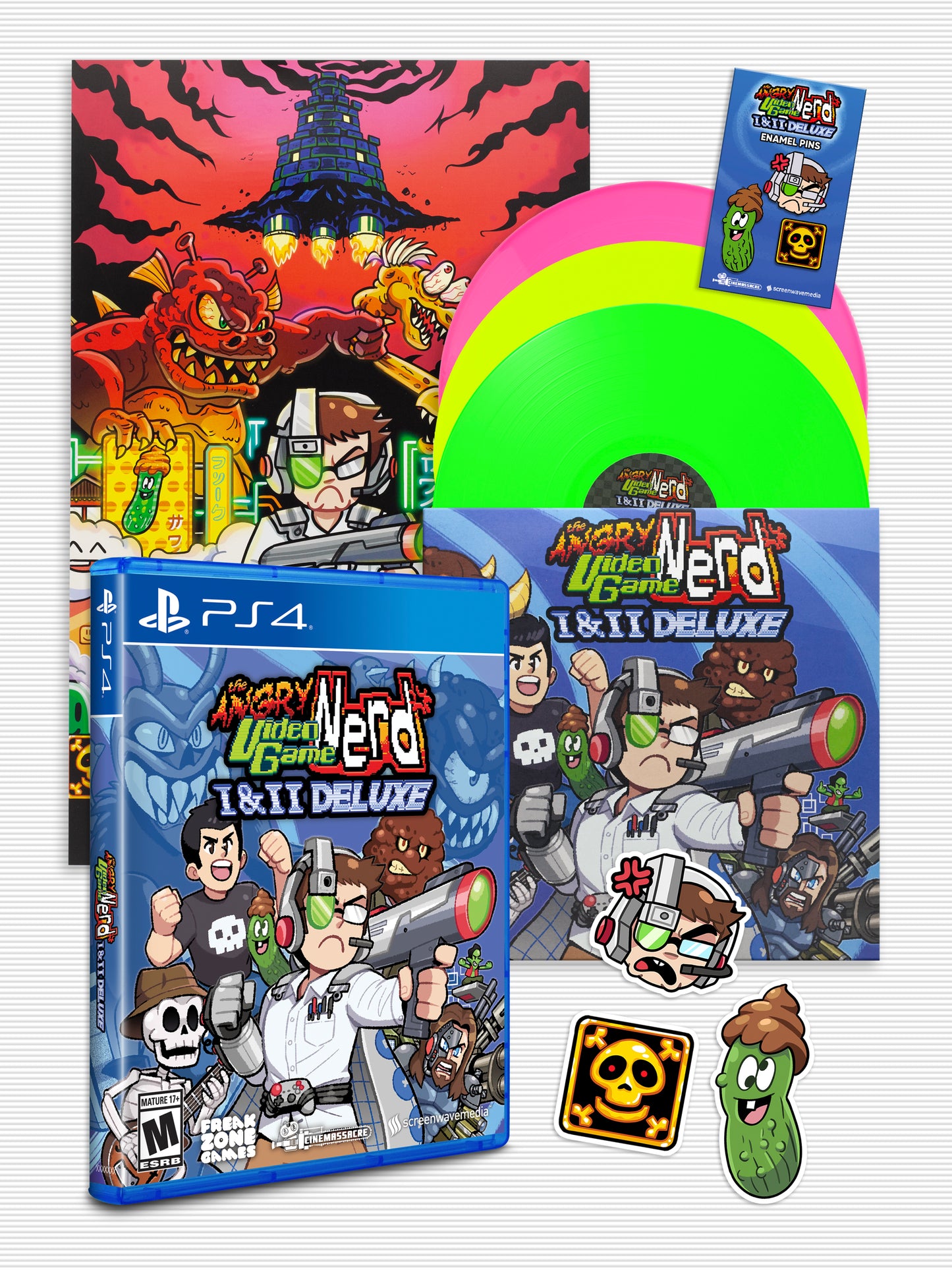 AVGN 1 & 2 Deluxe Video Game BUNDLE - PlayStation 4