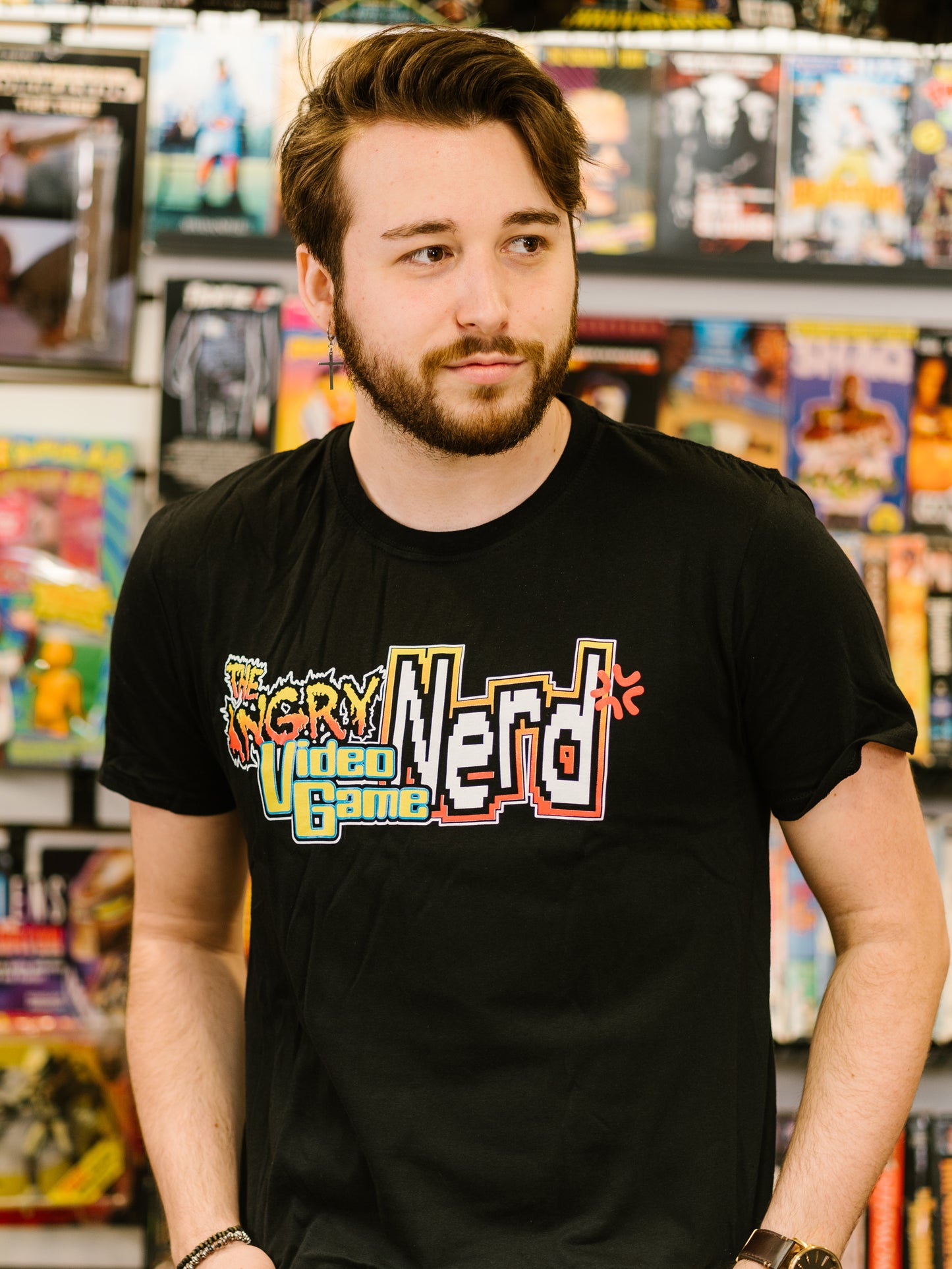 Angry Video Game Nerd Logo T-Shirt