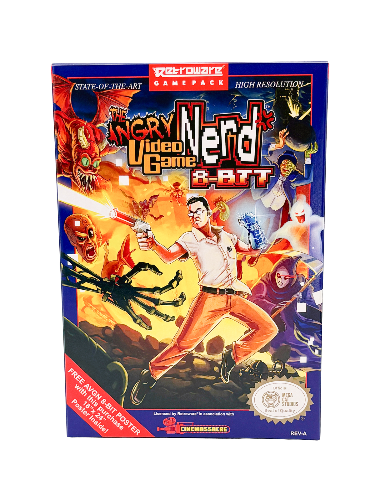 Angry Video Game Nerd 8-bit Limited Edition - Red NES