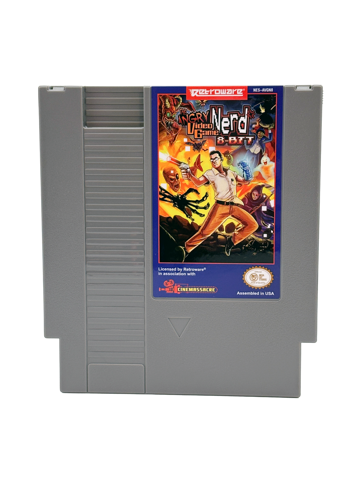 Angry Video Game Nerd 8-bit Standard Edition - Gray NES