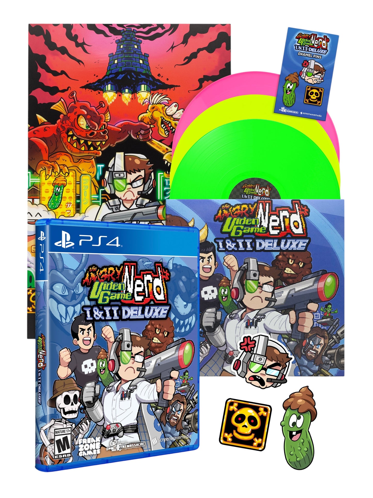 AVGN 1 & 2 Deluxe Video Game BUNDLE - PlayStation 4