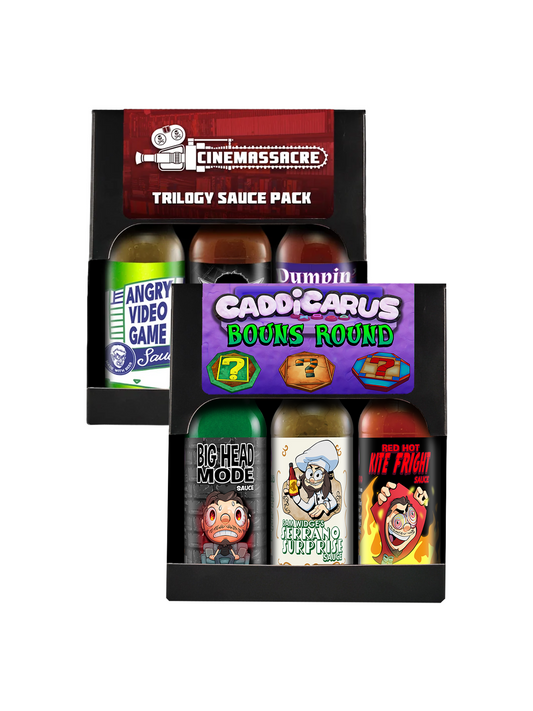 Cinemassacre & Caddicarus Hot Sauce Bundle (Pre-Order)