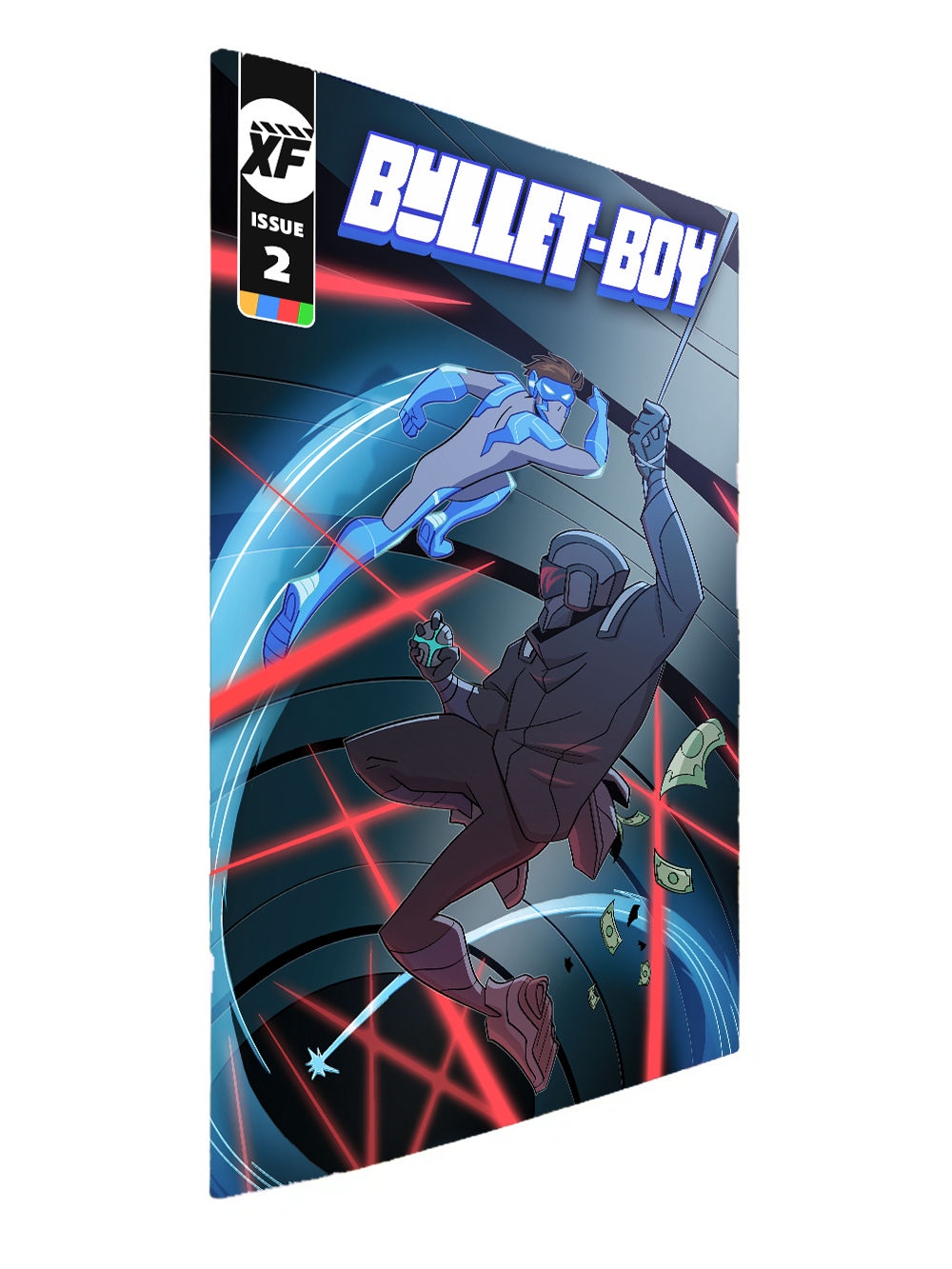 XanderFlicks: Bullet-Boy #2 Variant Cover Physical Edition Comic
