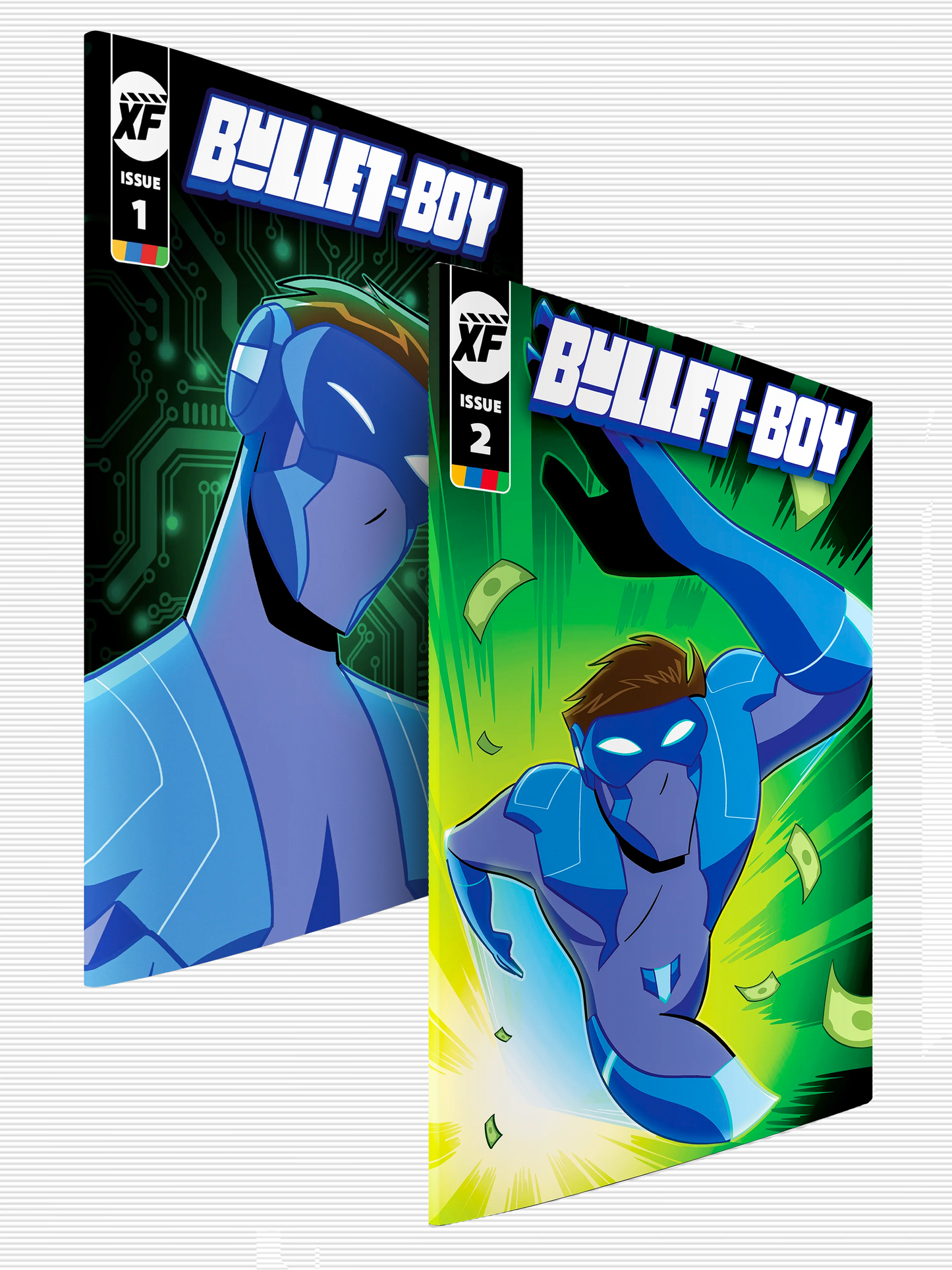 XanderFlicks: Bullet-Boy #1-2 Comic Physical Edition Bundle