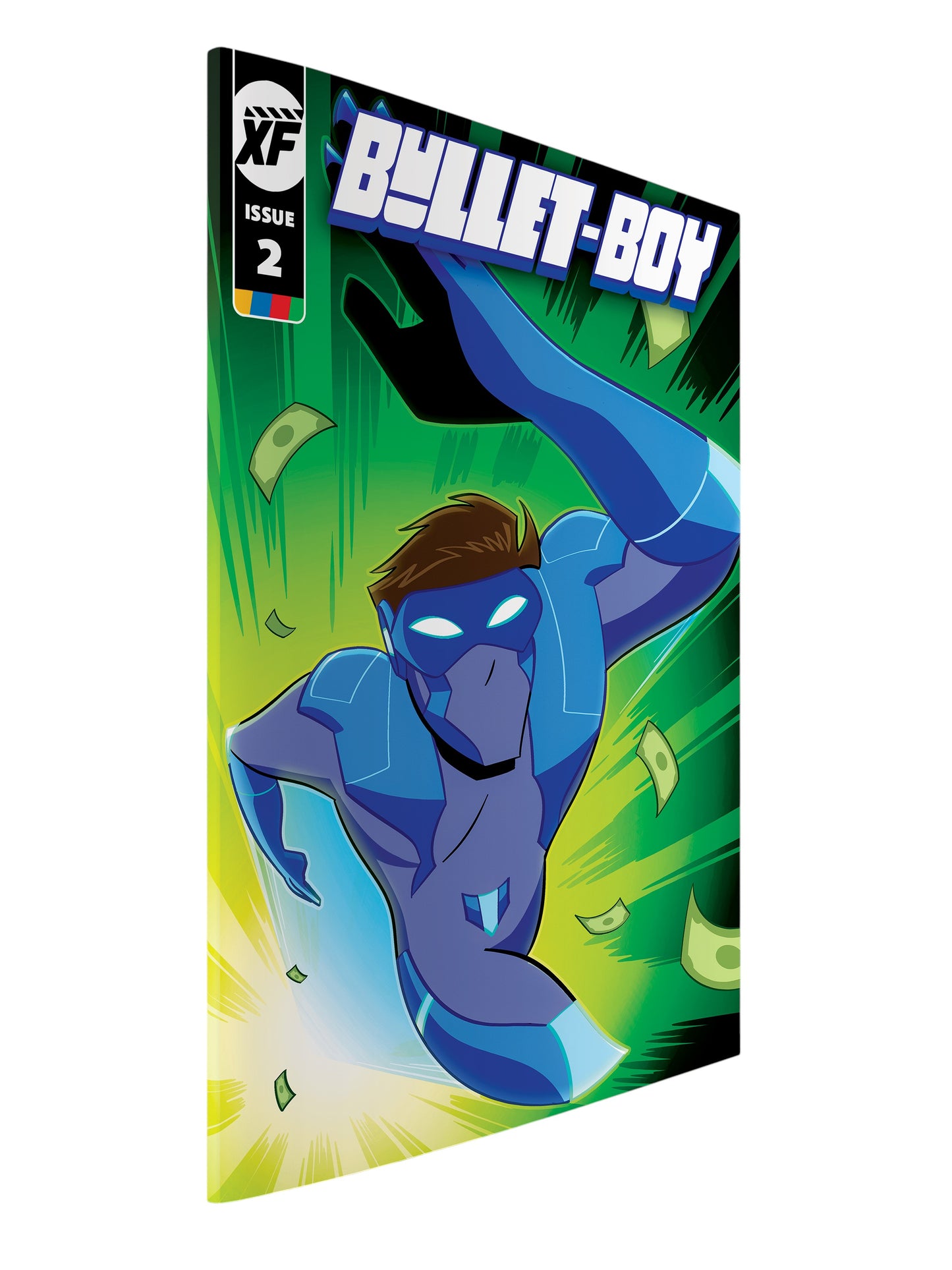 XanderFlicks: Bullet-Boy #1-3 Comic Physical Edition Bundle