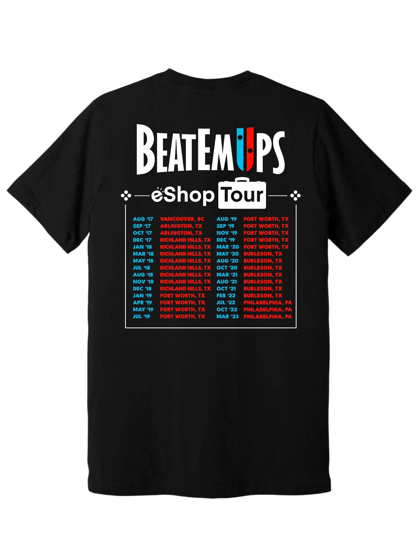 BeatEmUps eShop Tour Shirt