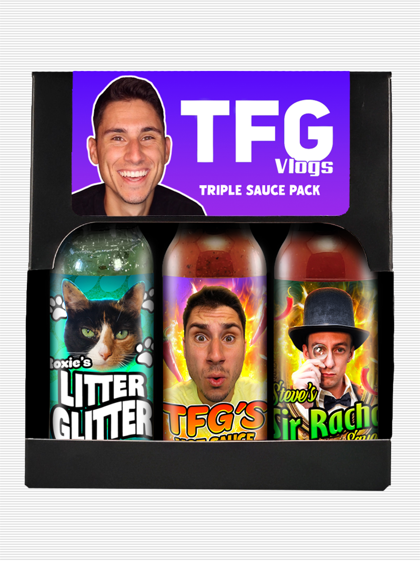 TFG Vlogs: Triple Sauce Pack (Pre-Order)