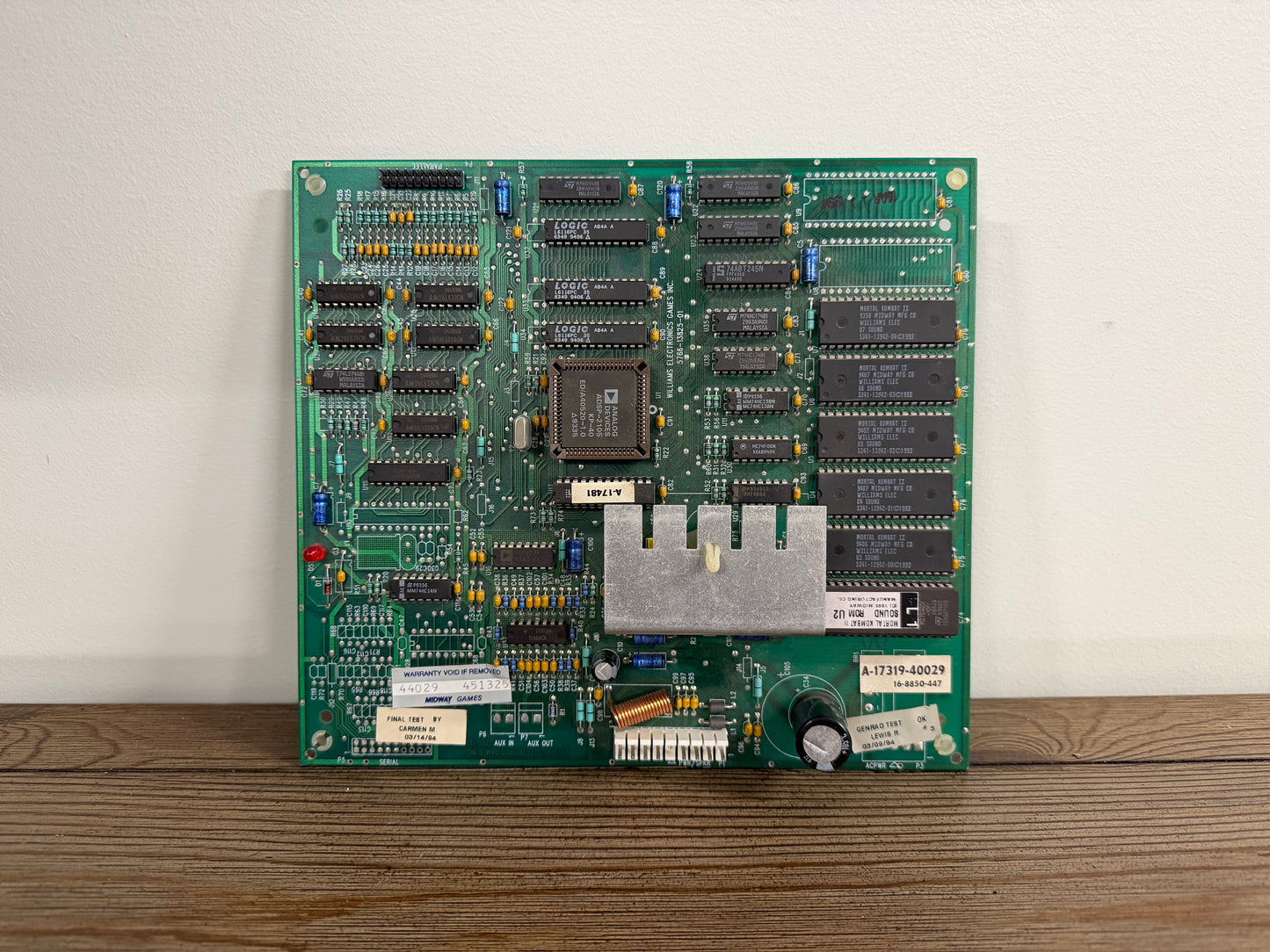 Mortal Kombat II PCB