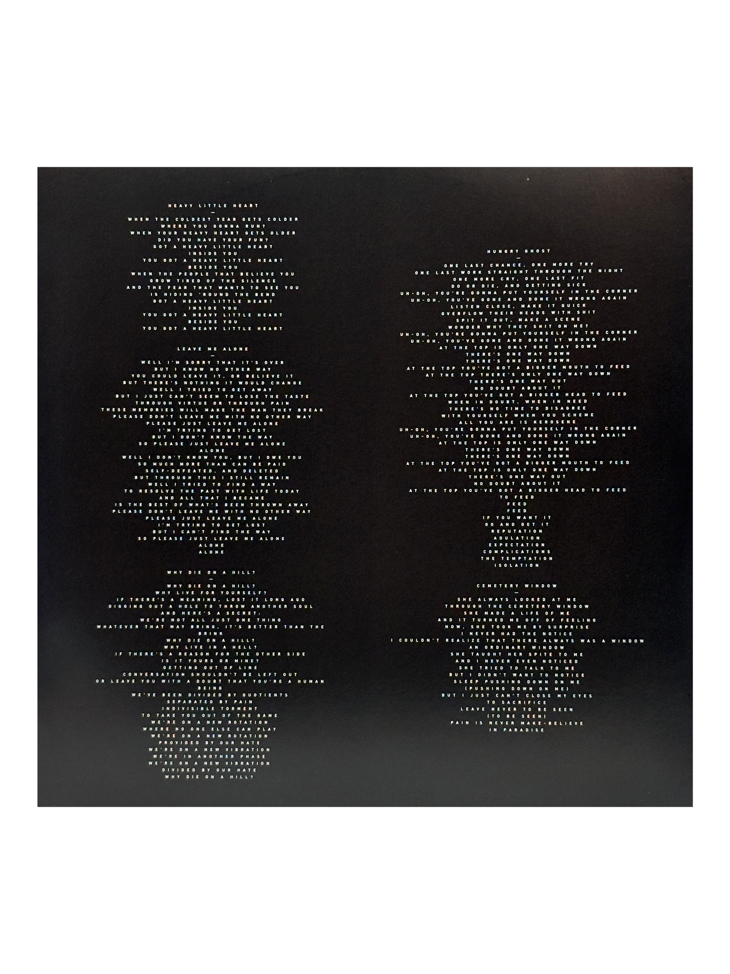 Red Vox - Kerosene Vinyl