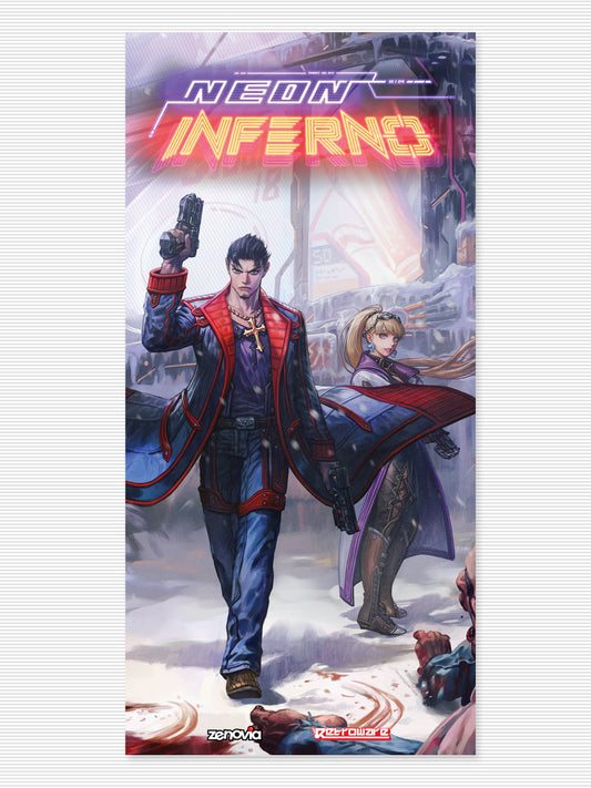 *FREE Neon Inferno Double-Sided Poster