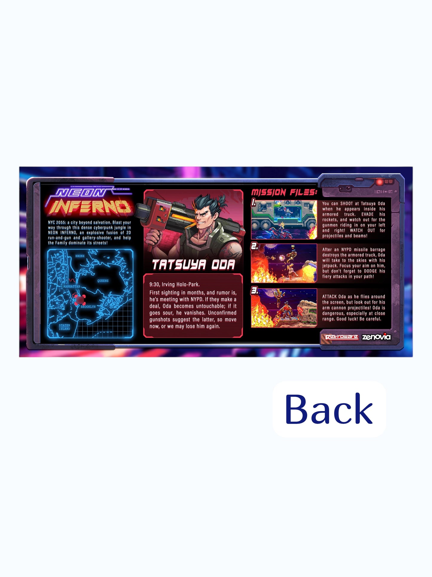 *FREE Neon Inferno Double-Sided Poster