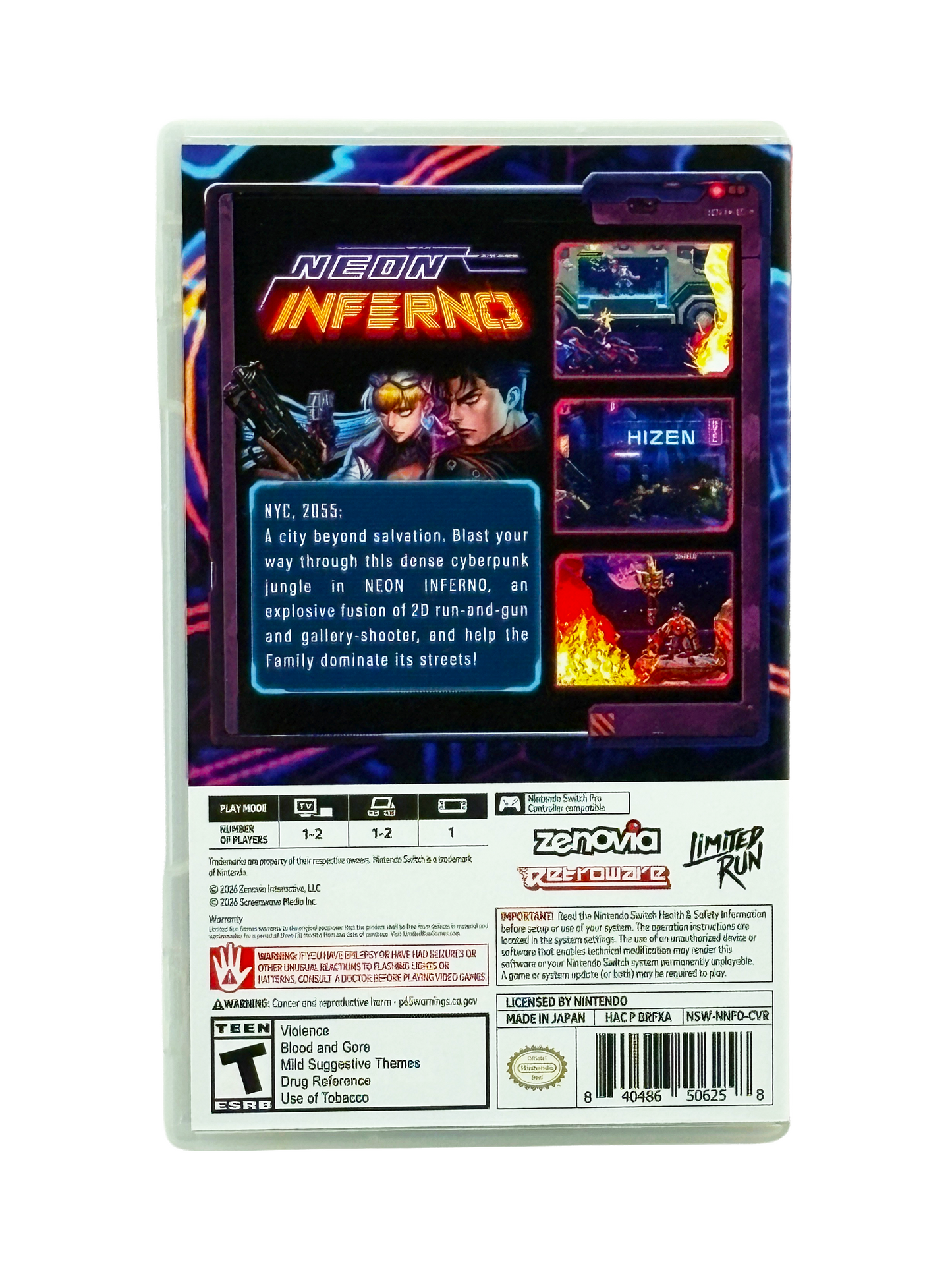 Neon Inferno Standard Edition - Nintendo Switch