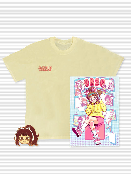 OR3O Bundle (Shirt, Poster, Pin)