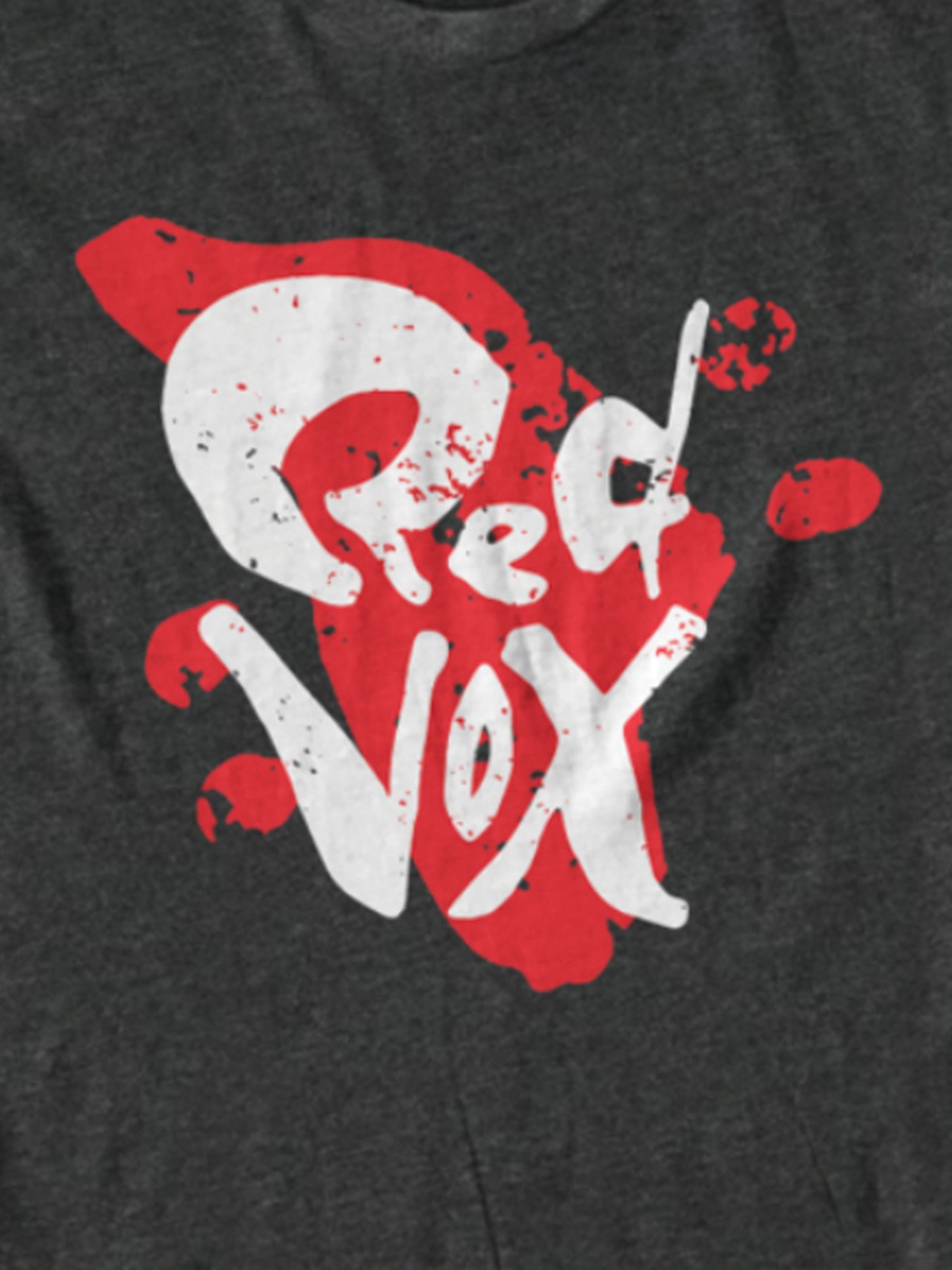 Red Vox - Logo Charcoal Tee