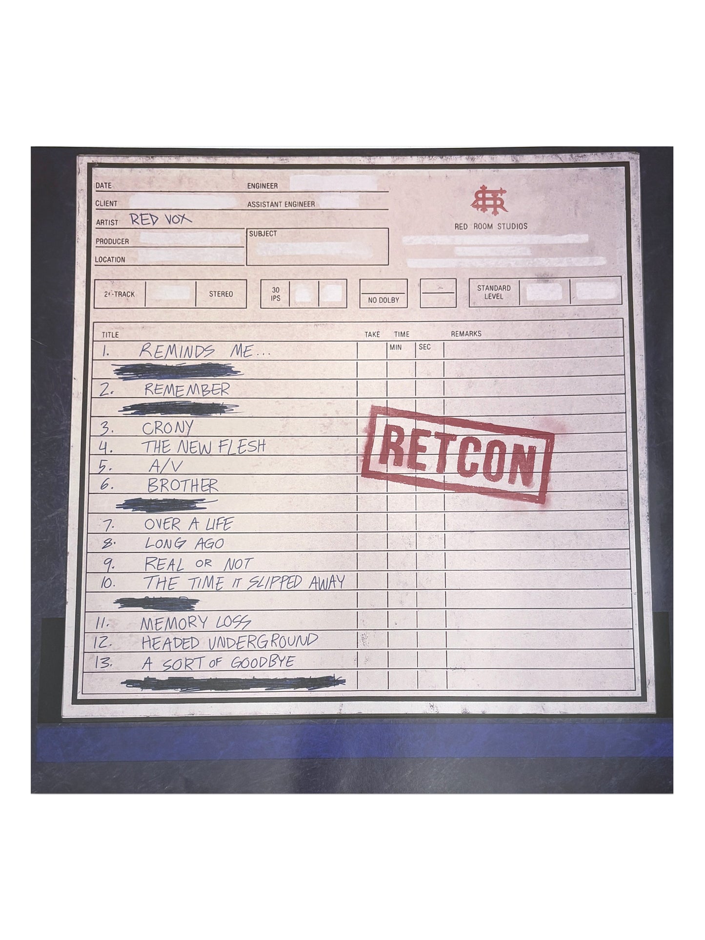 Red Vox - Retcon Vinyl