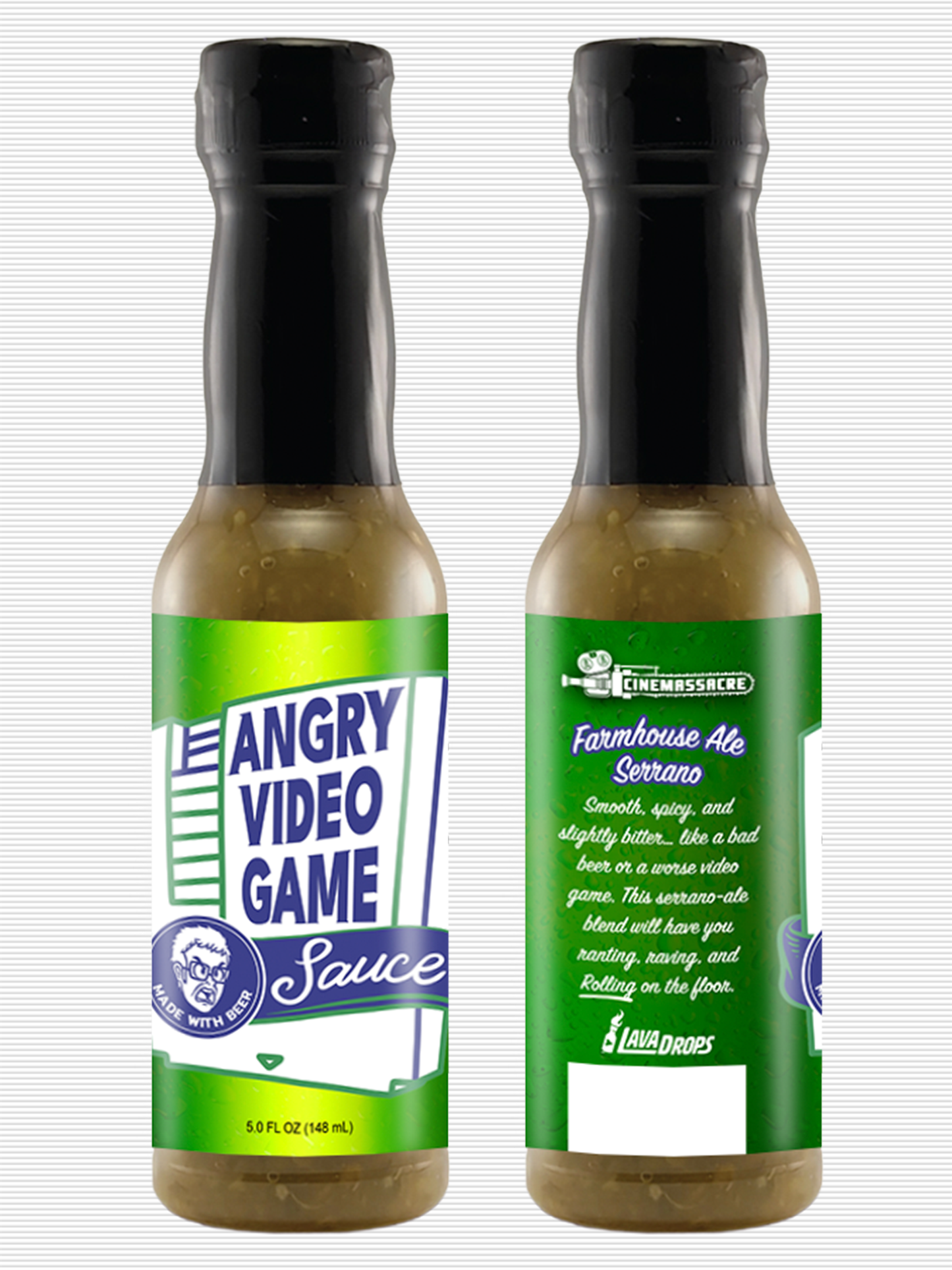 Cinemassacre: “Angry Video Game Sauce” (Farmhouse Ale Serrano) (Pre-Order)