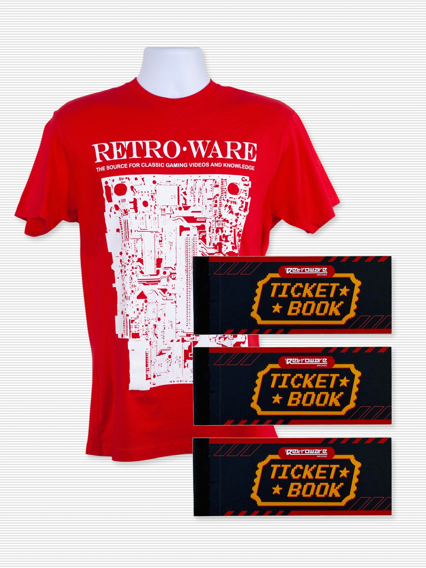 Retroware Arcade Mega Bundle (15 Discount Passes and T-Shirt)