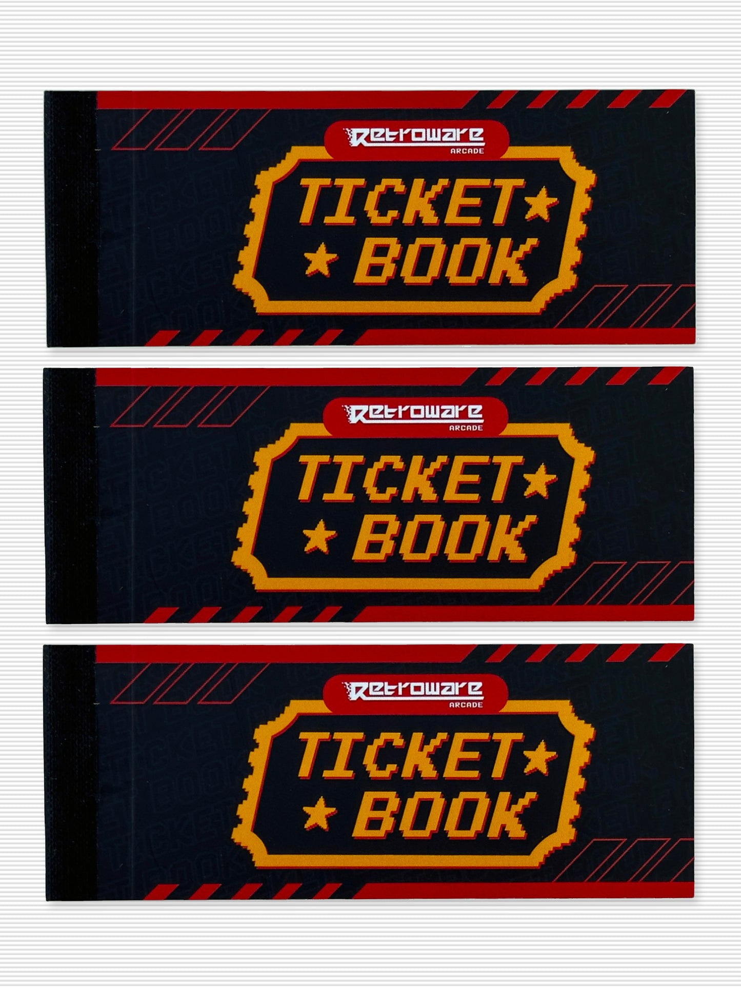 Retroware Arcade 3 Ticket Books (15 Discount Passes)