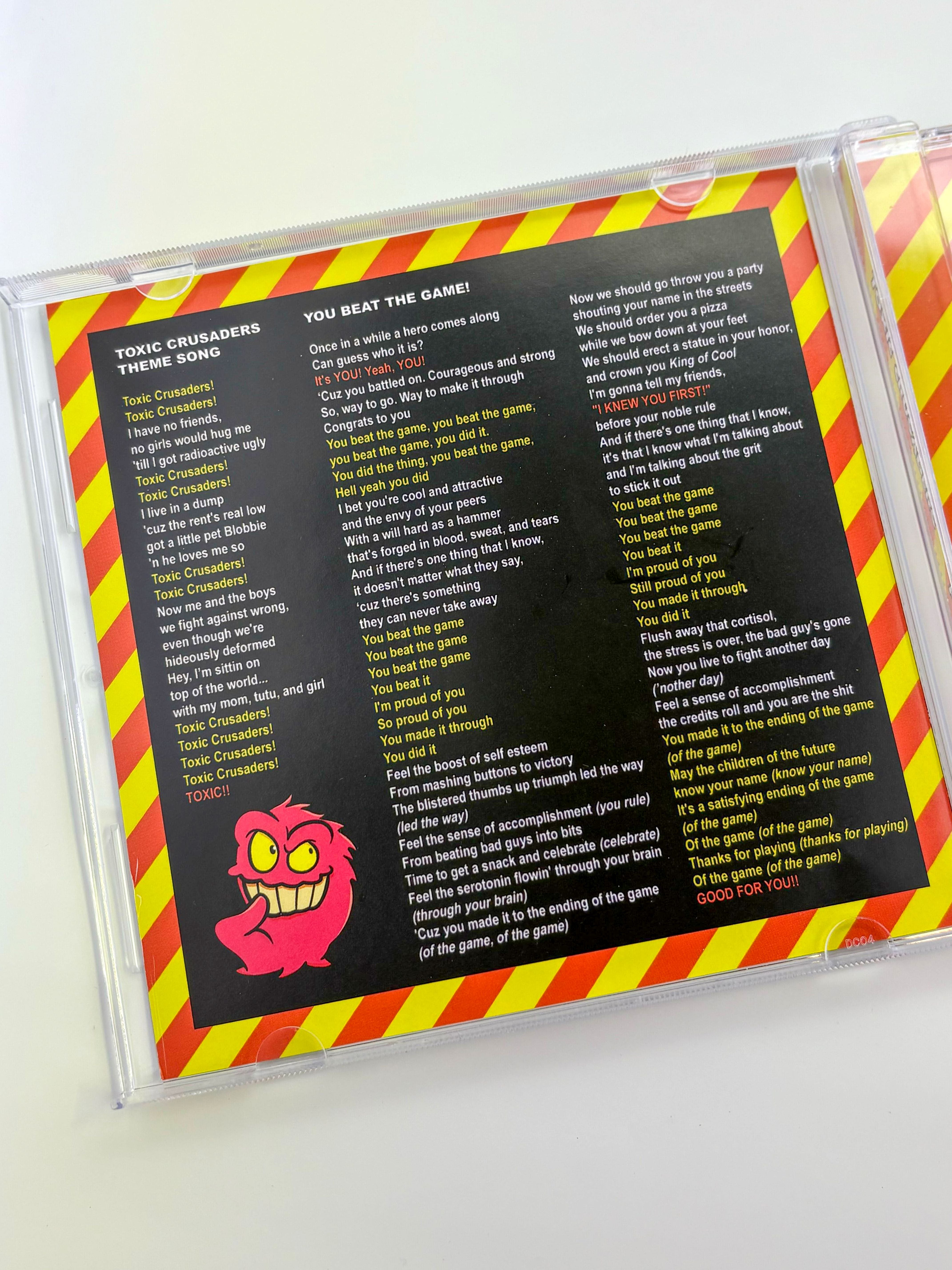 Toxic Crusaders CD - Original Soundtrack – Retroware