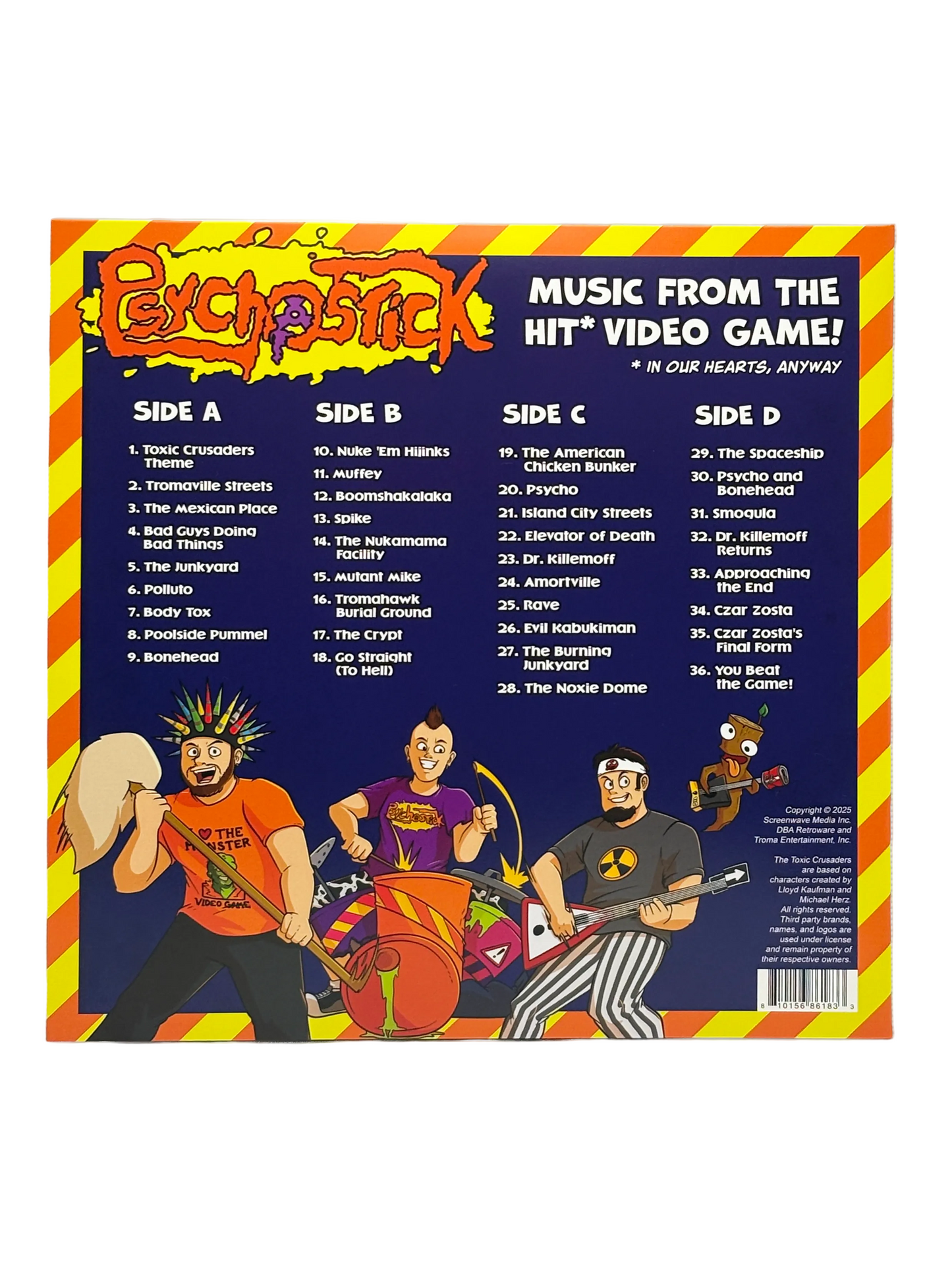 Toxic Crusaders Vinyl - Original Soundtrack