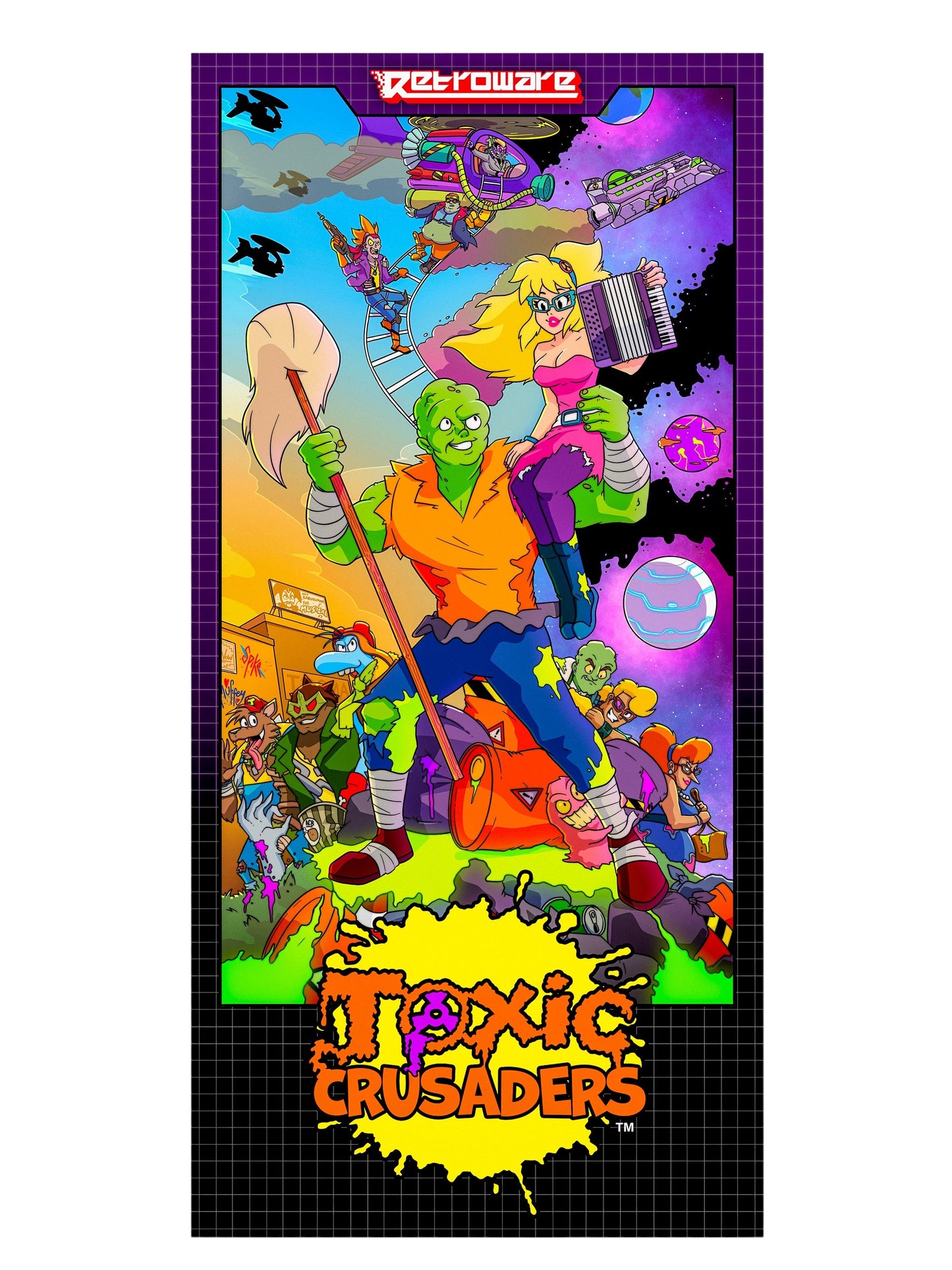 *FREE Toxic Crusaders Double-Sided Poster