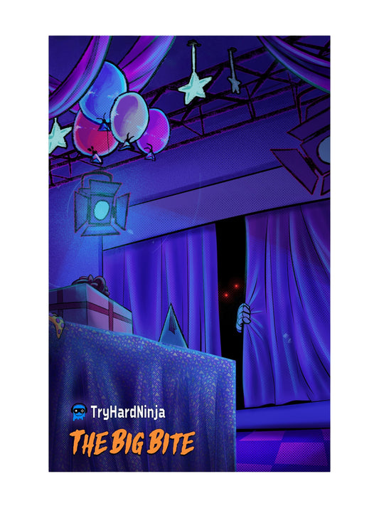 TryHardNinja - The Big Bite Poster (11” x 17”)
