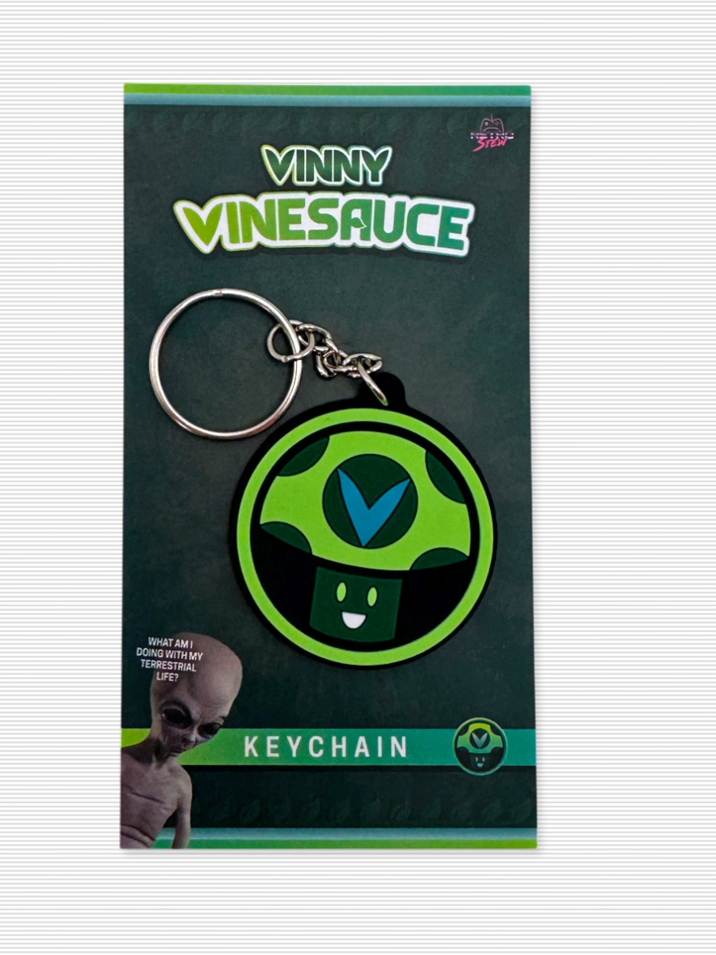 Vinesauce Shroom Keychain