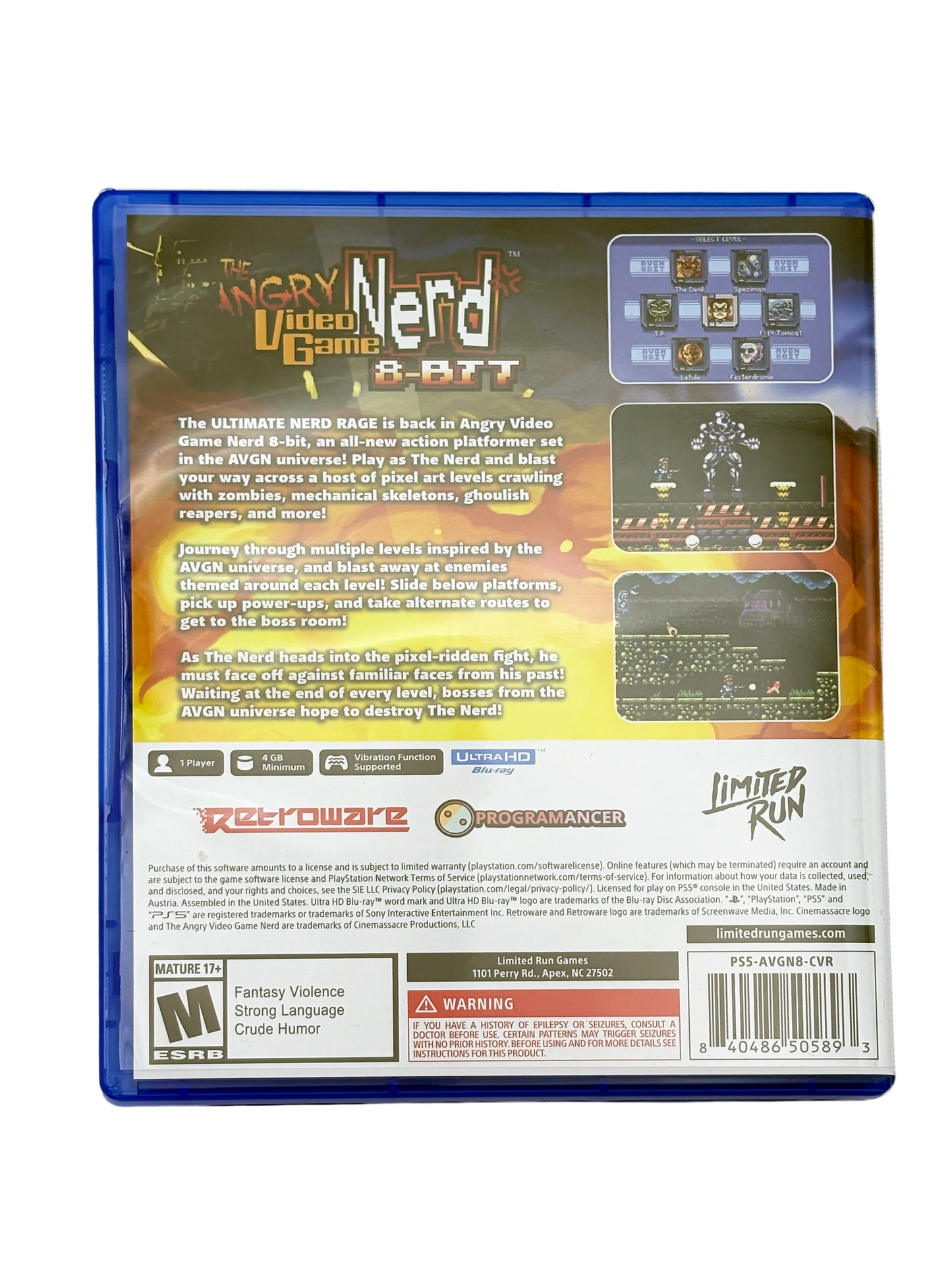 Angry Video Game Nerd 8-bit Standard Edition - Playstation 5