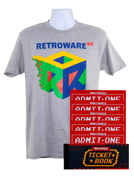Retroware Arcade Retroware 64 Fun Bundle (5 Discount Passes and T-Shirt)