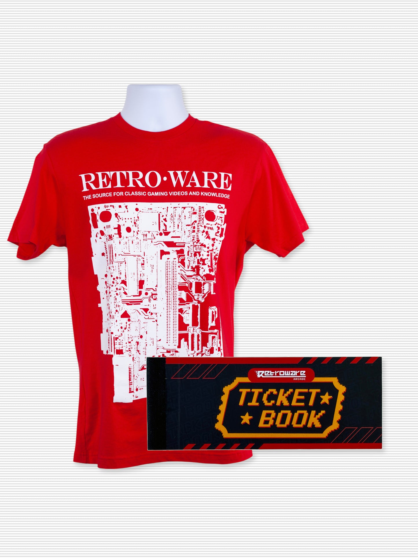 Retroware Arcade Fun Bundle (5 Discount Passes and T-Shirt)