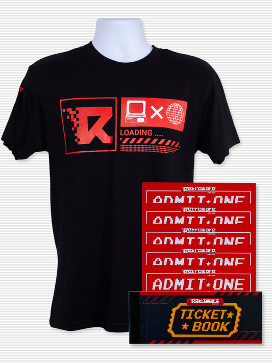 Retroware Arcade Cyberpunk Fun Bundle (5 Discount Passes and T-Shirt)