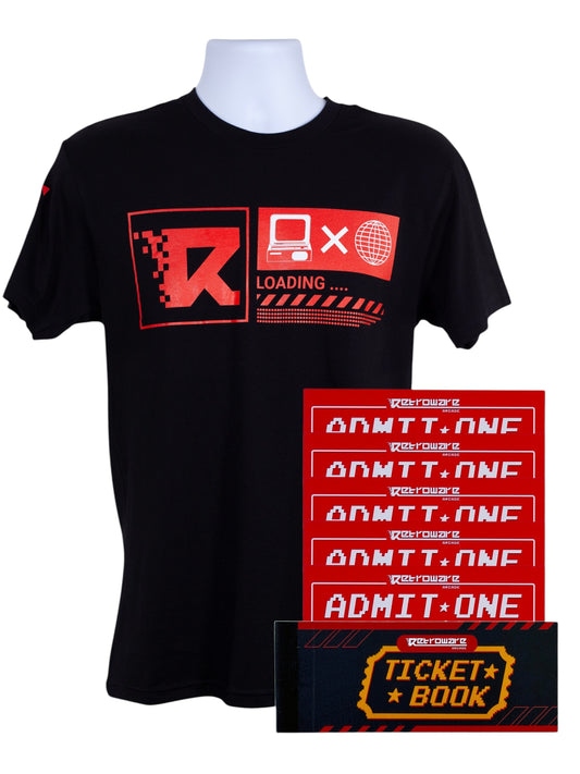 Retroware Arcade Cyberpunk Fun Bundle (5 Discount Passes and T-Shirt)